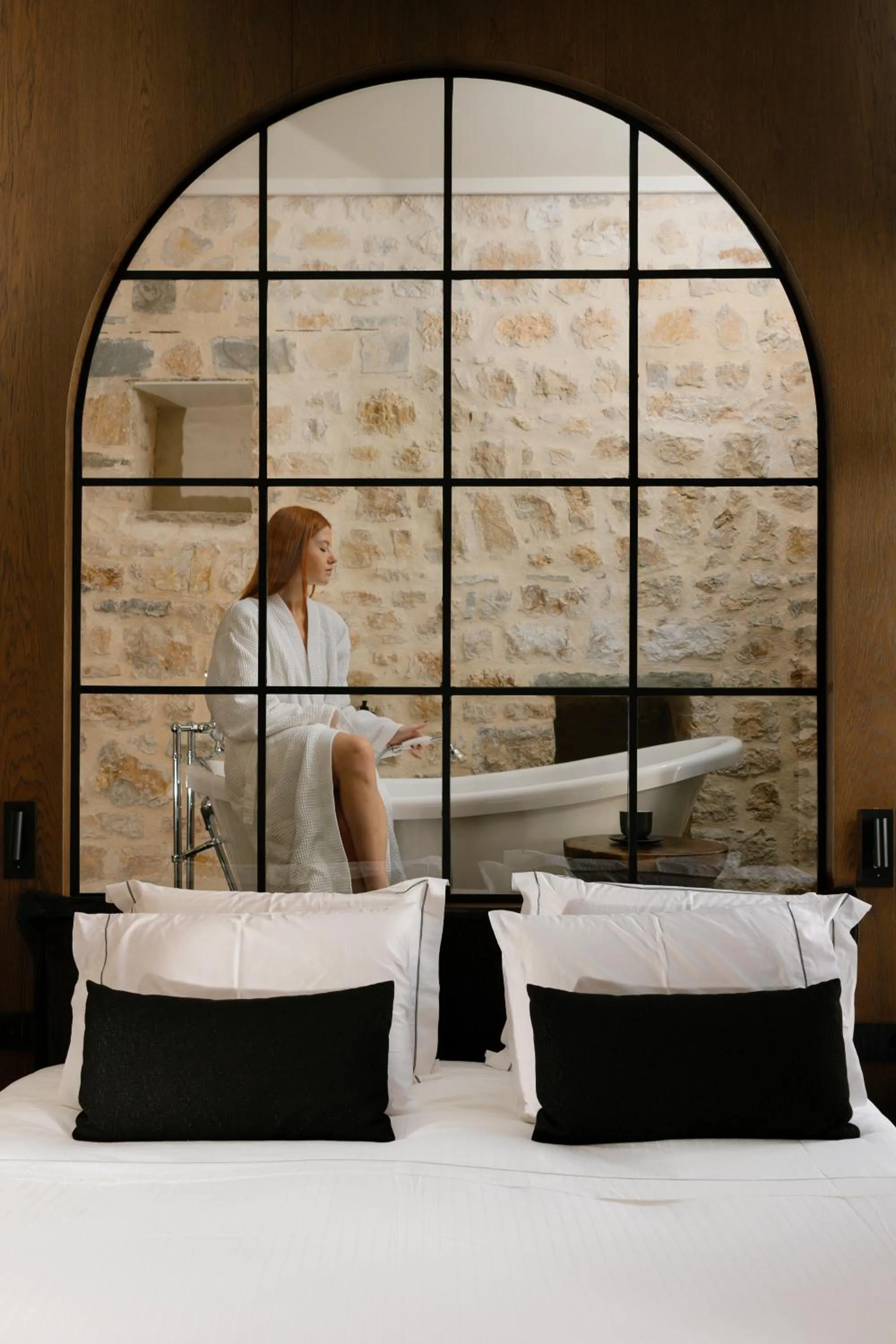 Bed in Stoes Boutique Hotel