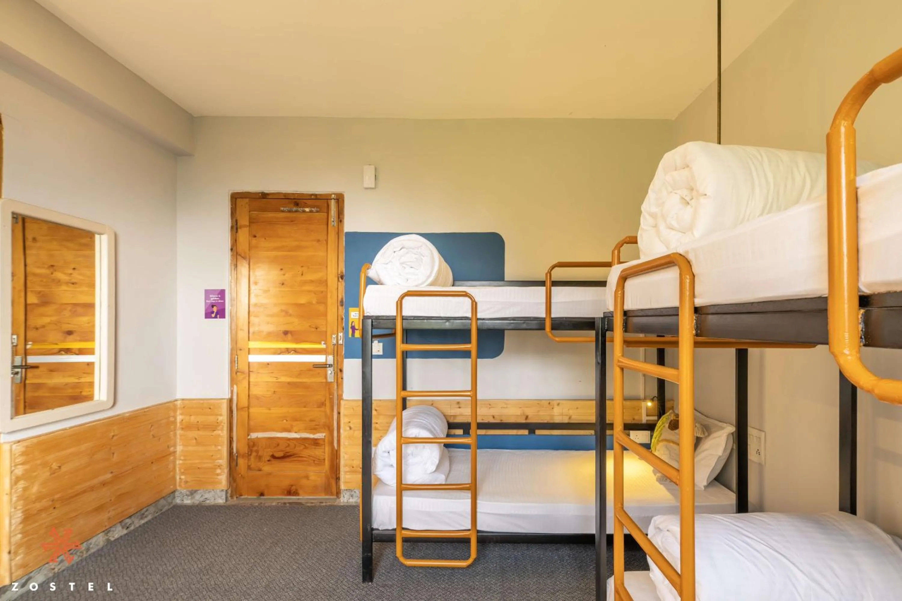 Bed in Zostel Shoja, Jibhi