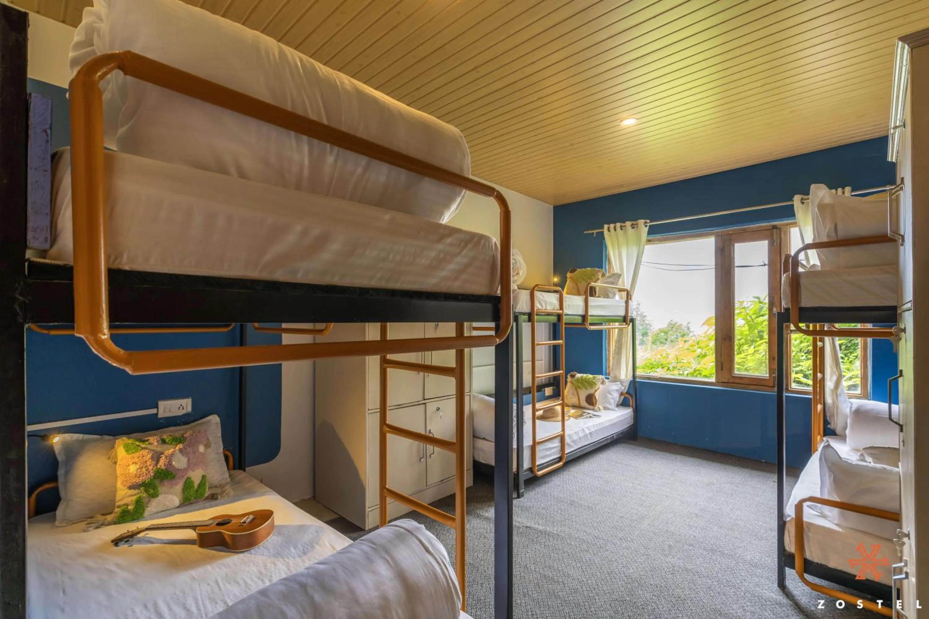 Bed in Zostel Shoja, Jibhi