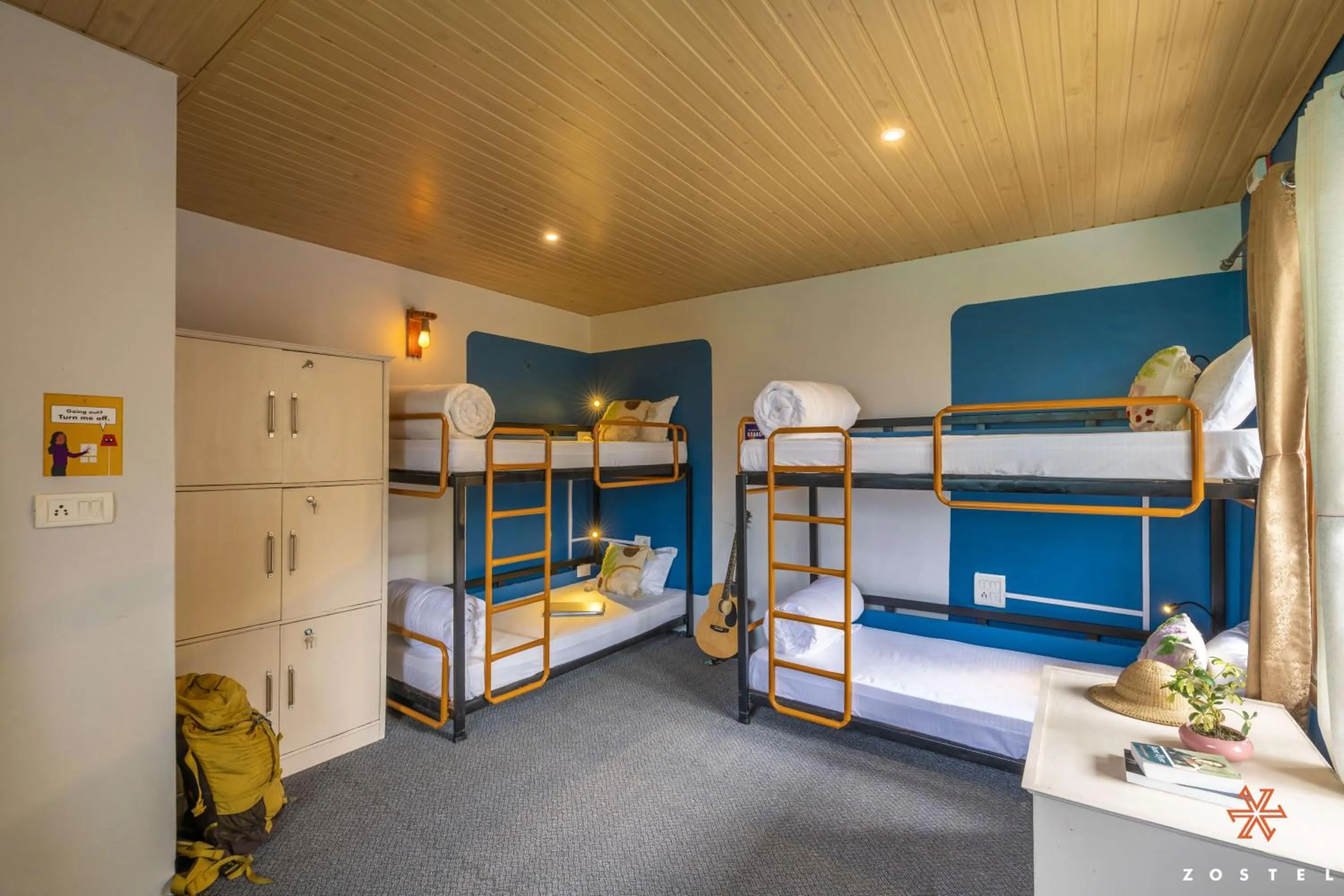 Bed in Zostel Shoja, Jibhi