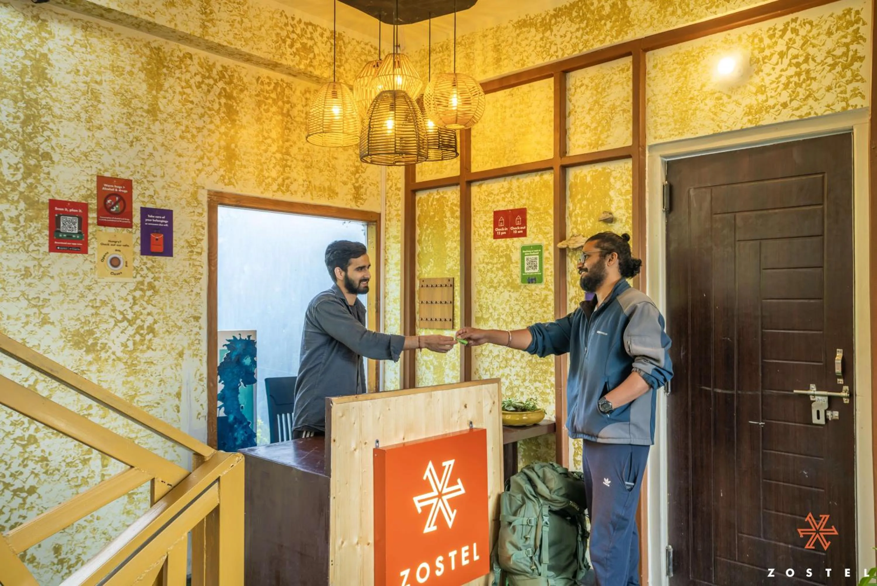 Property logo or sign in Zostel Shoja, Jibhi