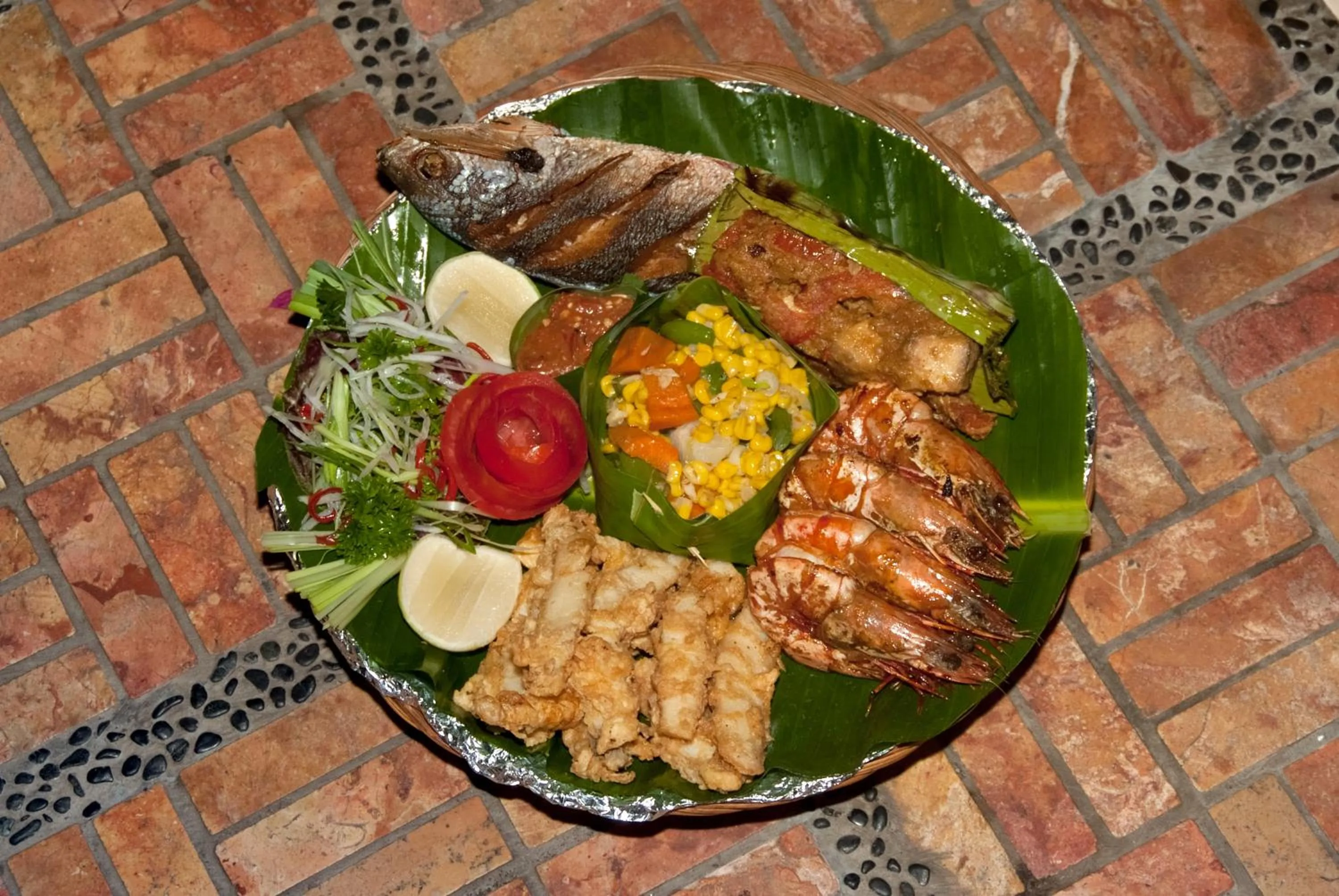 Dinner in Hotel Pondok Sari Beach & SPA Resort