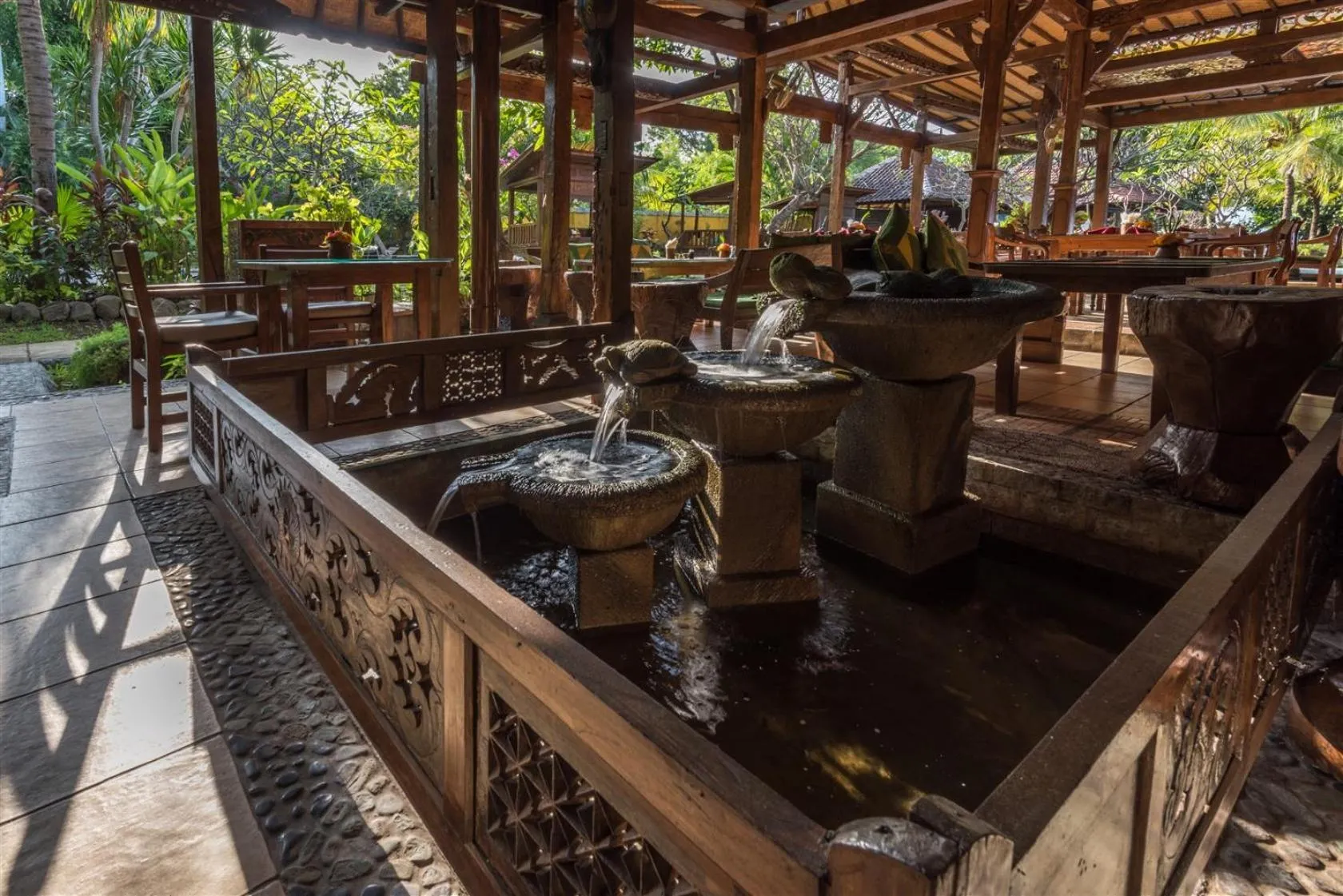 Restaurant/places to eat in Hotel Pondok Sari Beach & SPA Resort