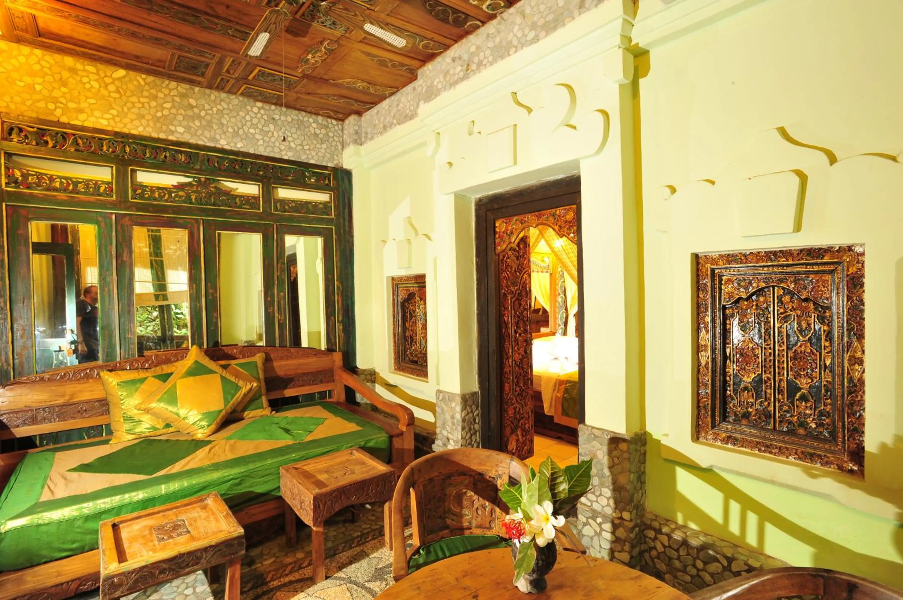 Living room in Hotel Pondok Sari Beach & SPA Resort