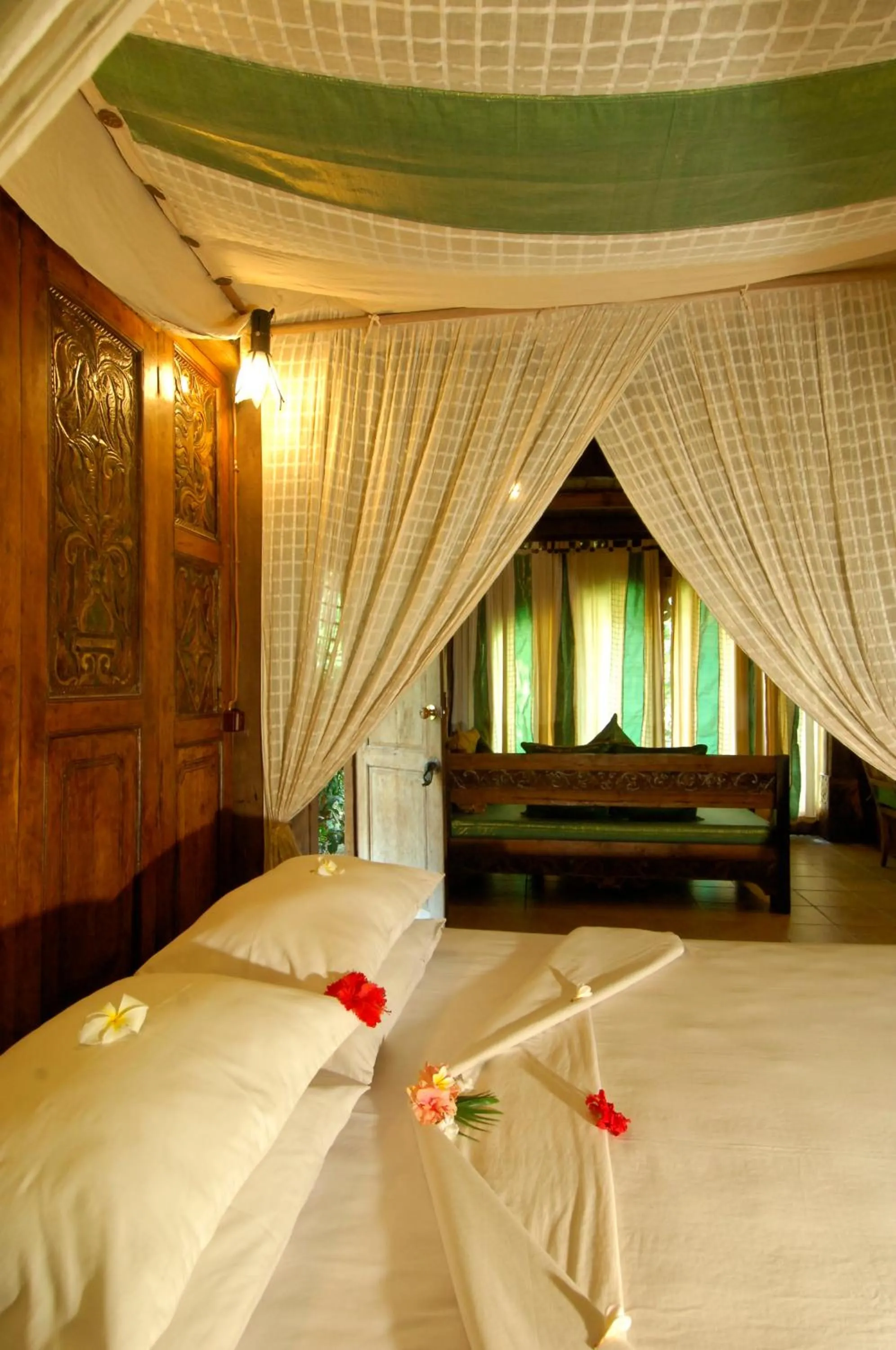 Bedroom, Bed in Hotel Pondok Sari Beach & SPA Resort