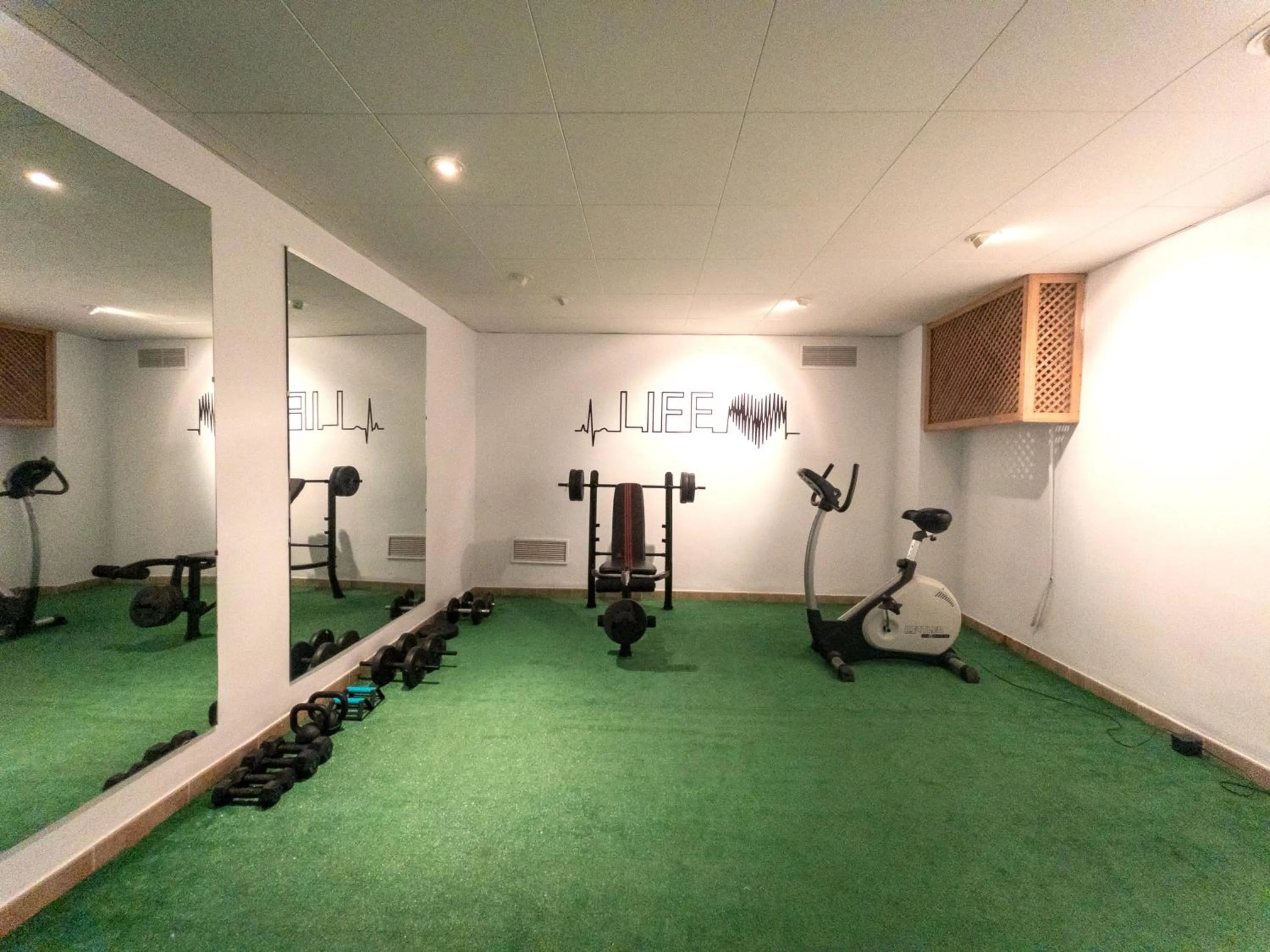 Fitness centre/facilities in HOTEL MUSEO Lucainena