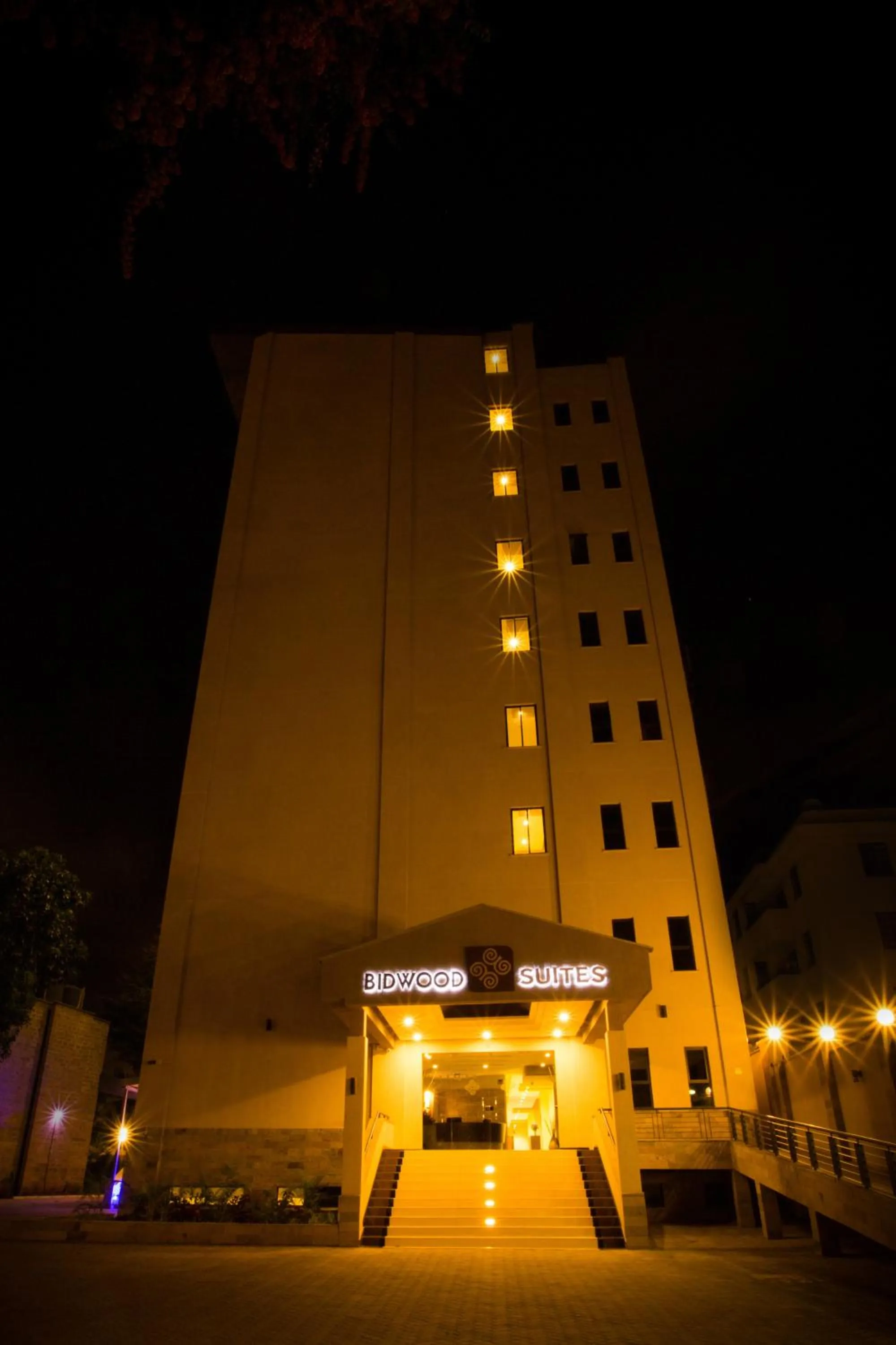 Facade/entrance in Bidwood Suite Hotel