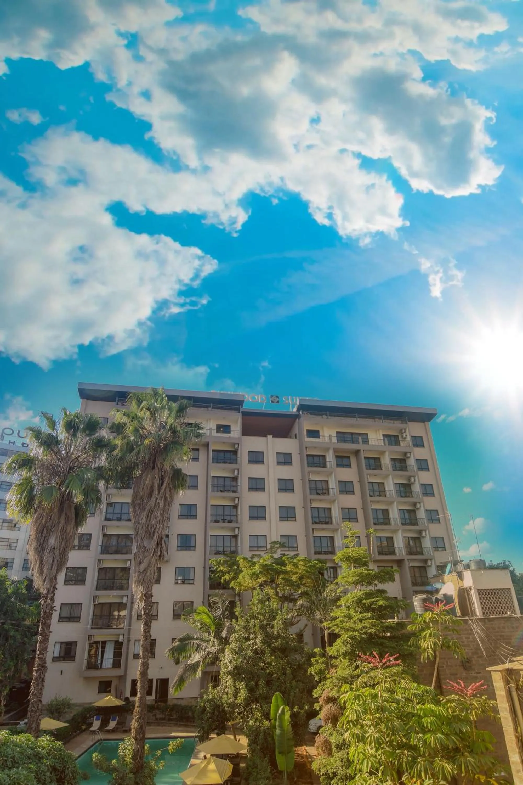 Property building in Bidwood Suite Hotel