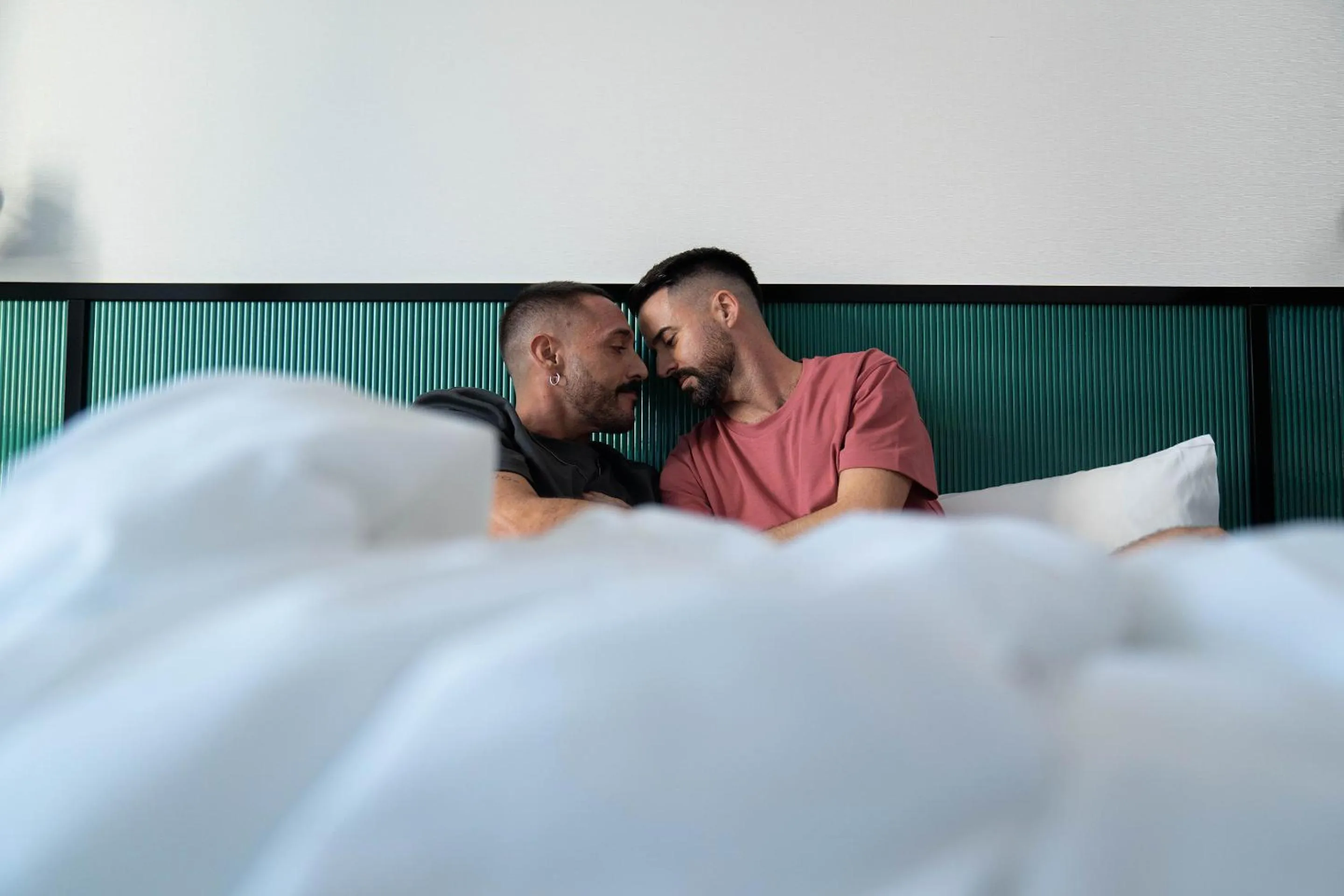 Bed in Axel Hotel Bilbao - Adults Only