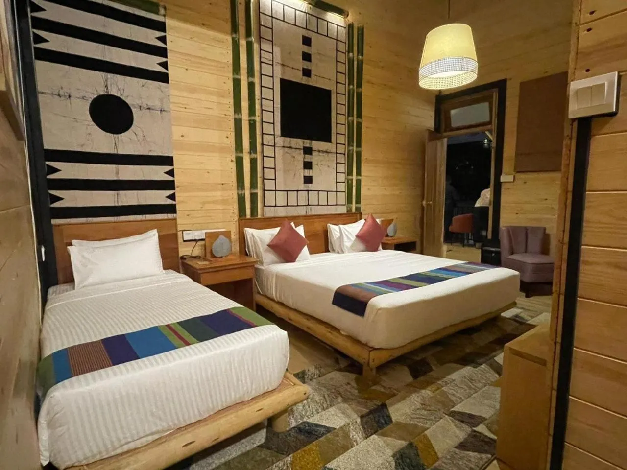 Communal lounge/ TV room, Bed in The Feel Luxury Boutique Hotel Ella