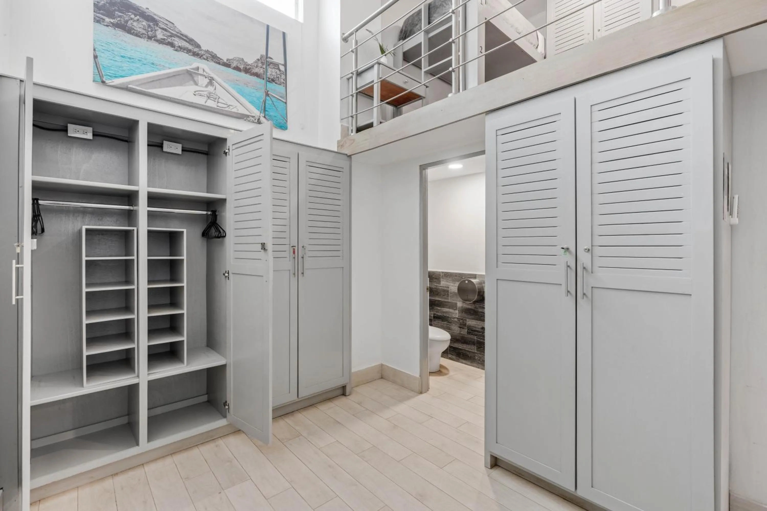 wardrobe in Iguana Surf Camp