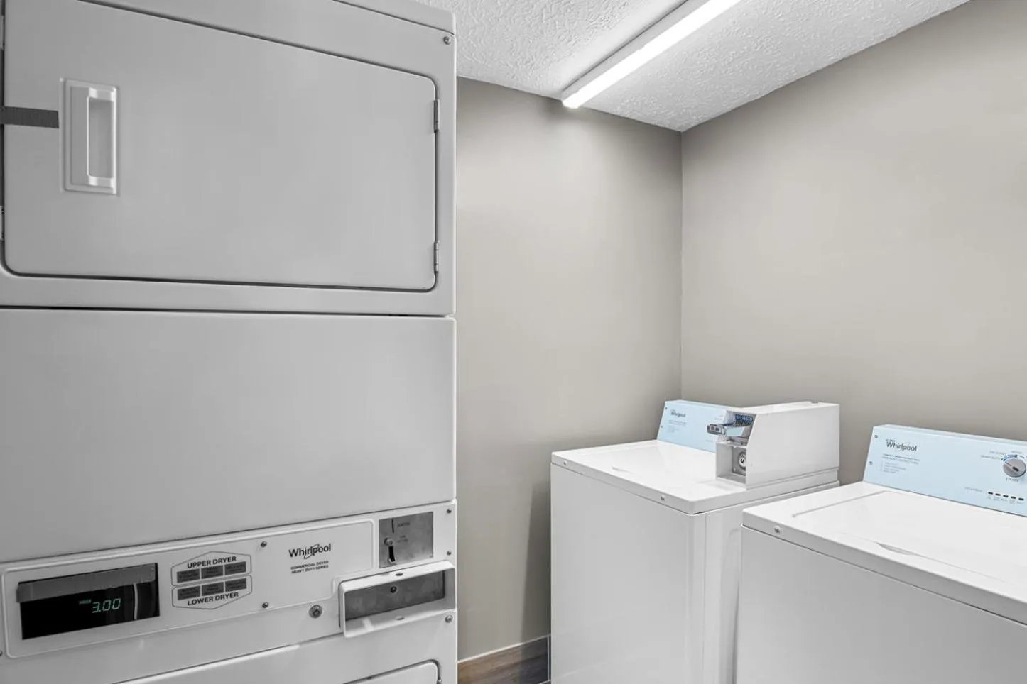 laundry, Bed in HomeTowne Studios by Red Roof Richmond - Airport Sandston