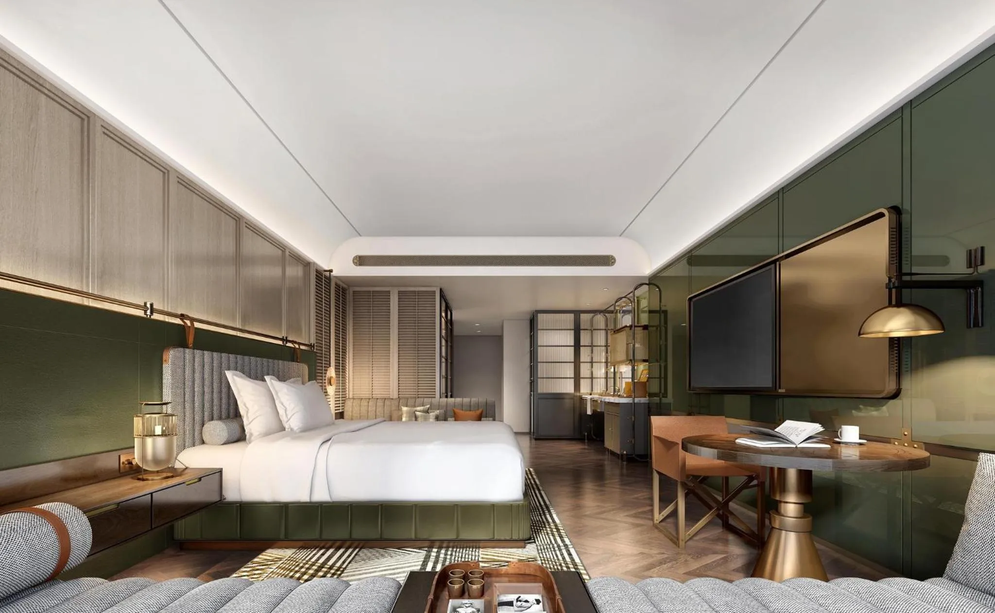 Photo of the whole room, Bed in Hotel Indigo Harbin Central Avenue by IHG