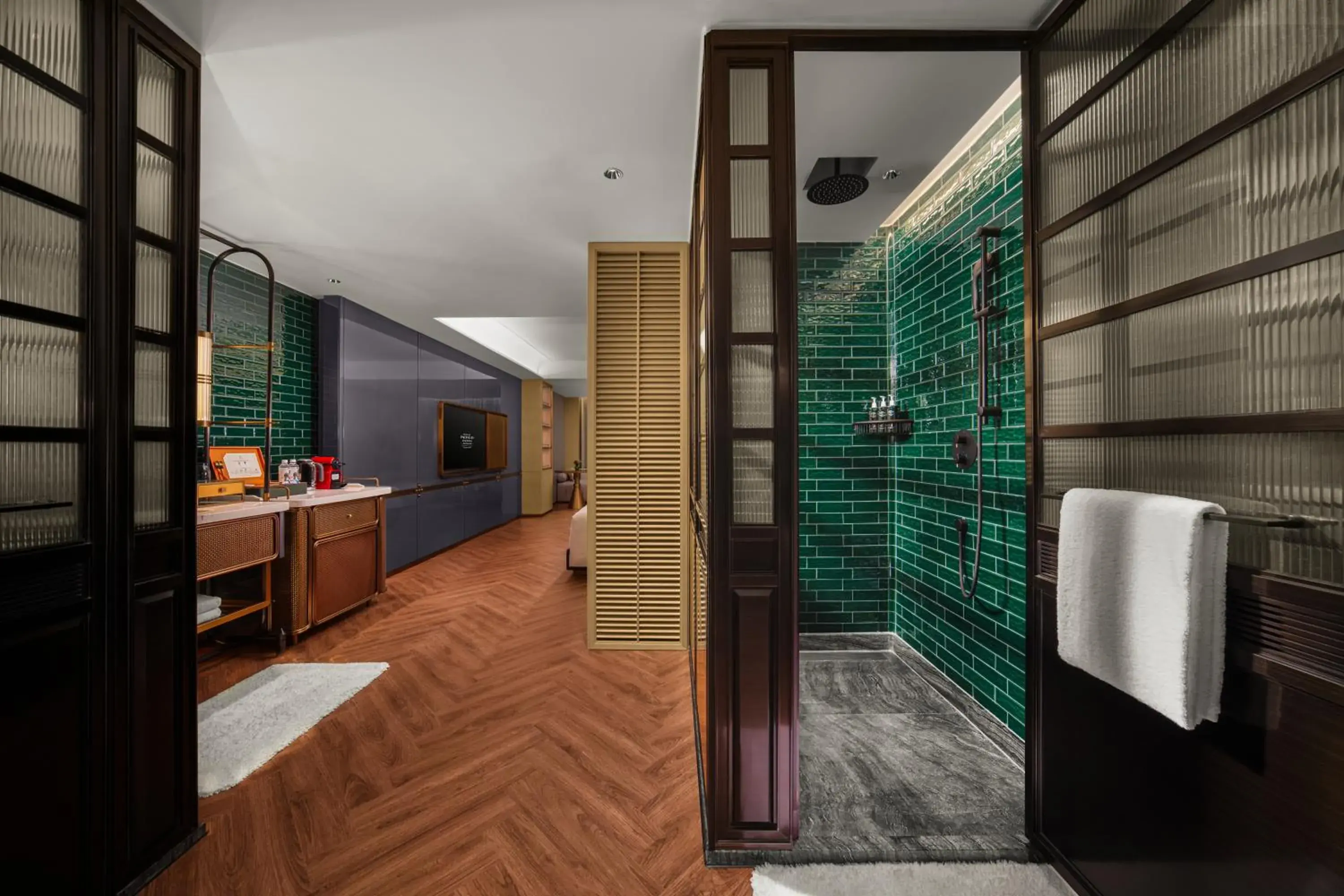 Premium King Room with Balcony and River View in Hotel Indigo Harbin Central Avenue by IHG Premium King Room with Balcony and River View in Hotel Indigo Harbin Central Avenue by IHG