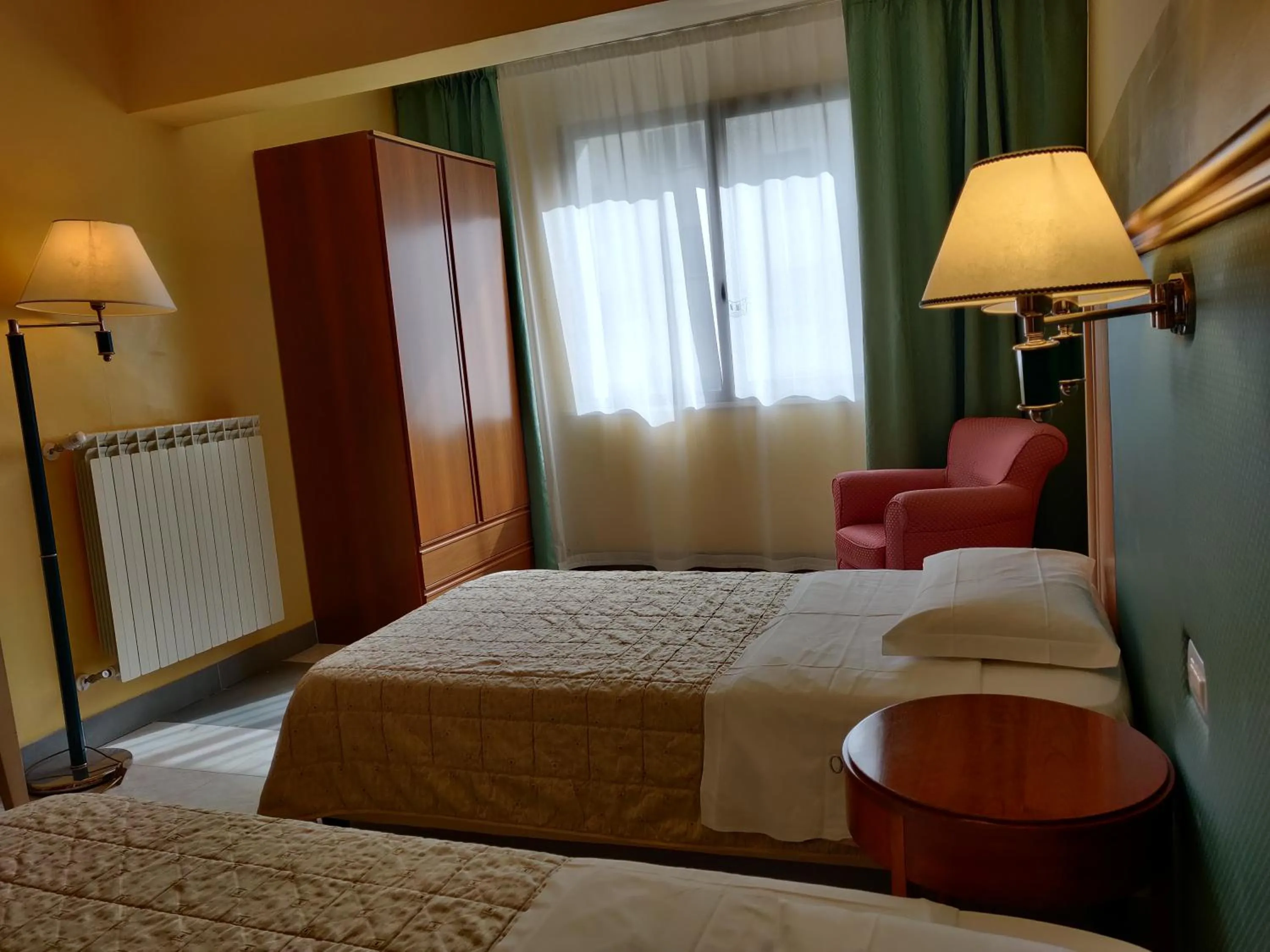 Bedroom, Bed in Albergo Conte Max