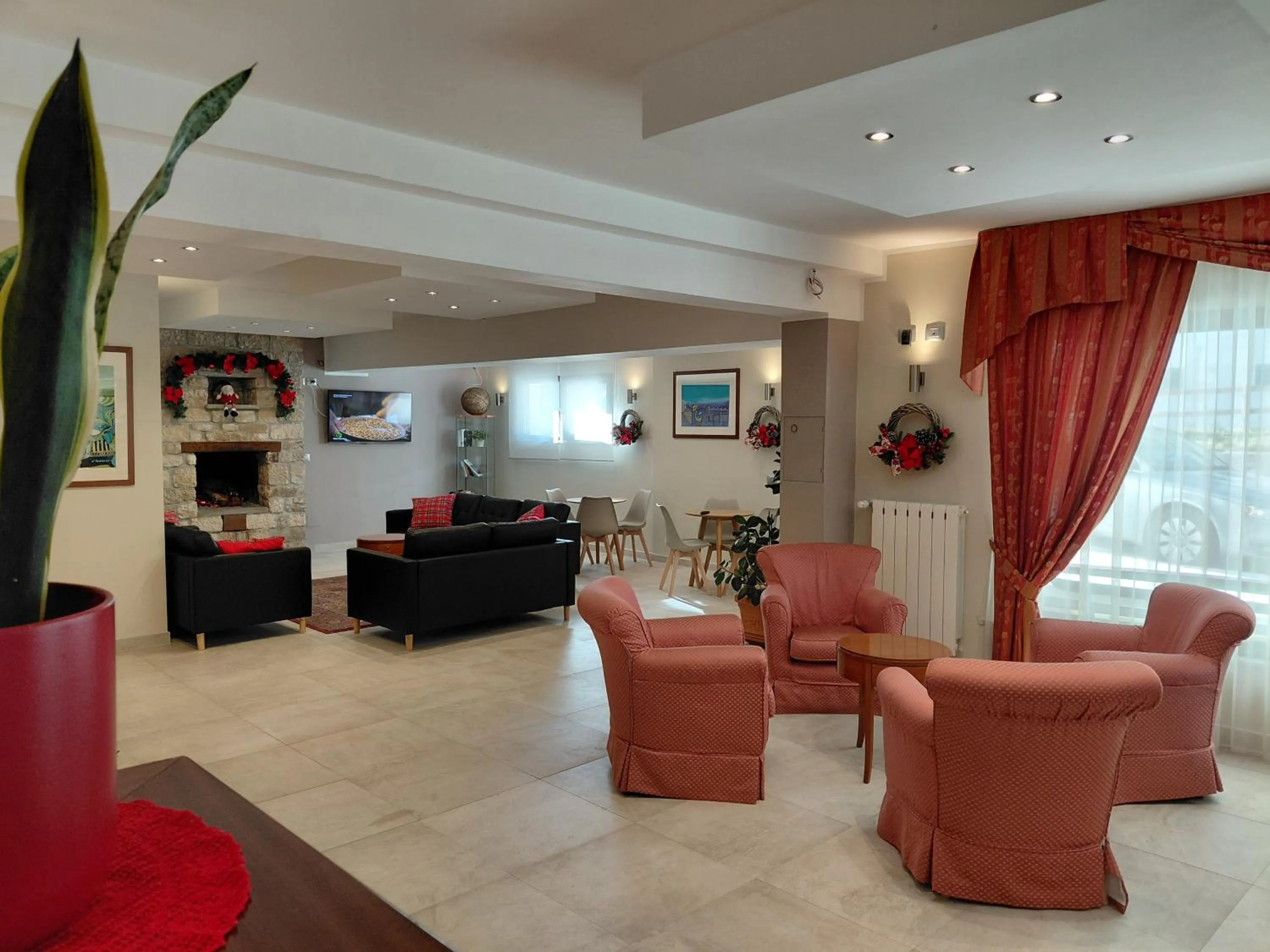 Lobby or reception in Albergo Conte Max