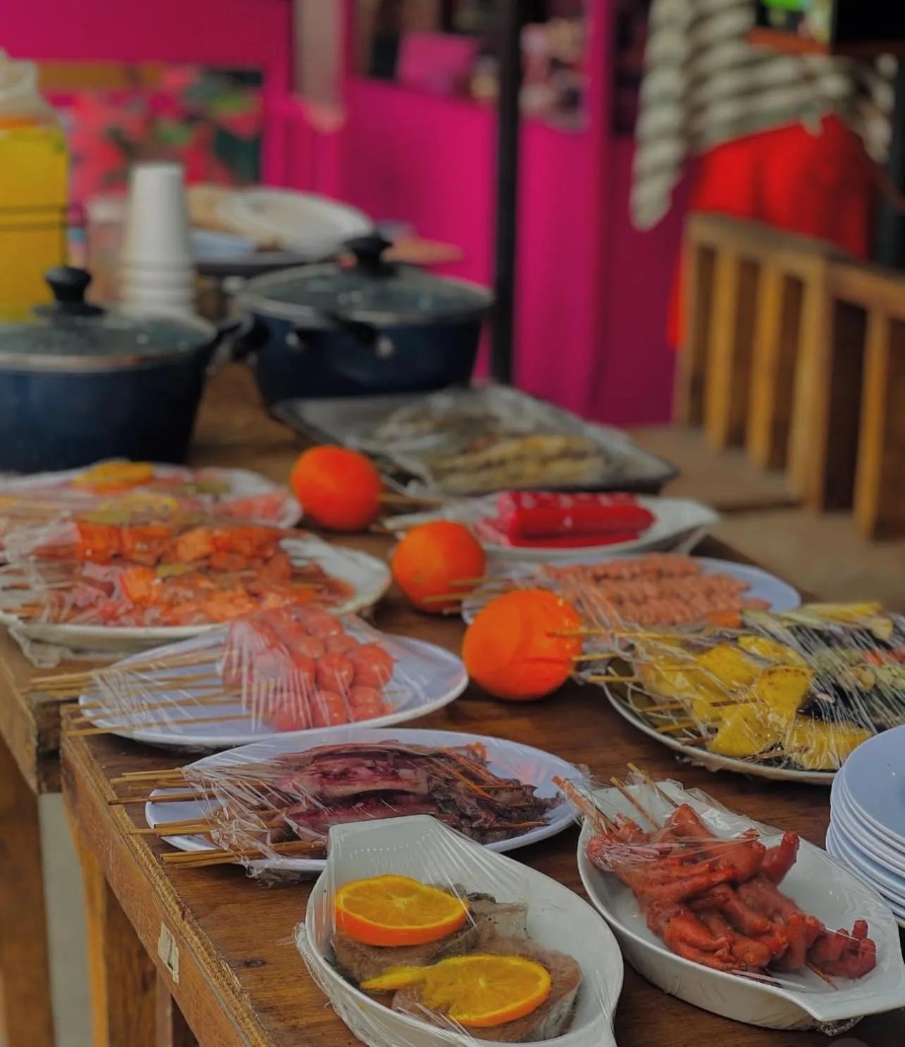 Food and drinks in Yes Surf Siargao
