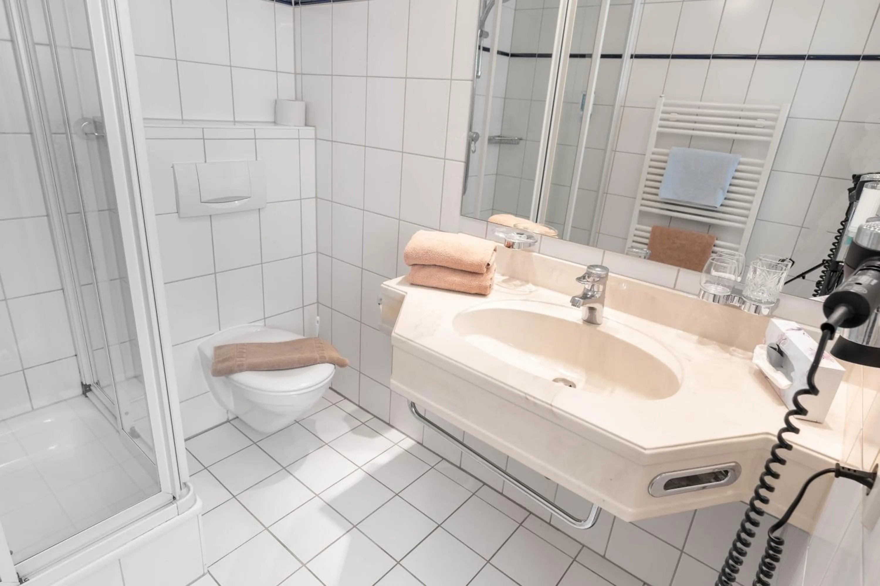 Shower in Hotel-Restaurant Schwanen