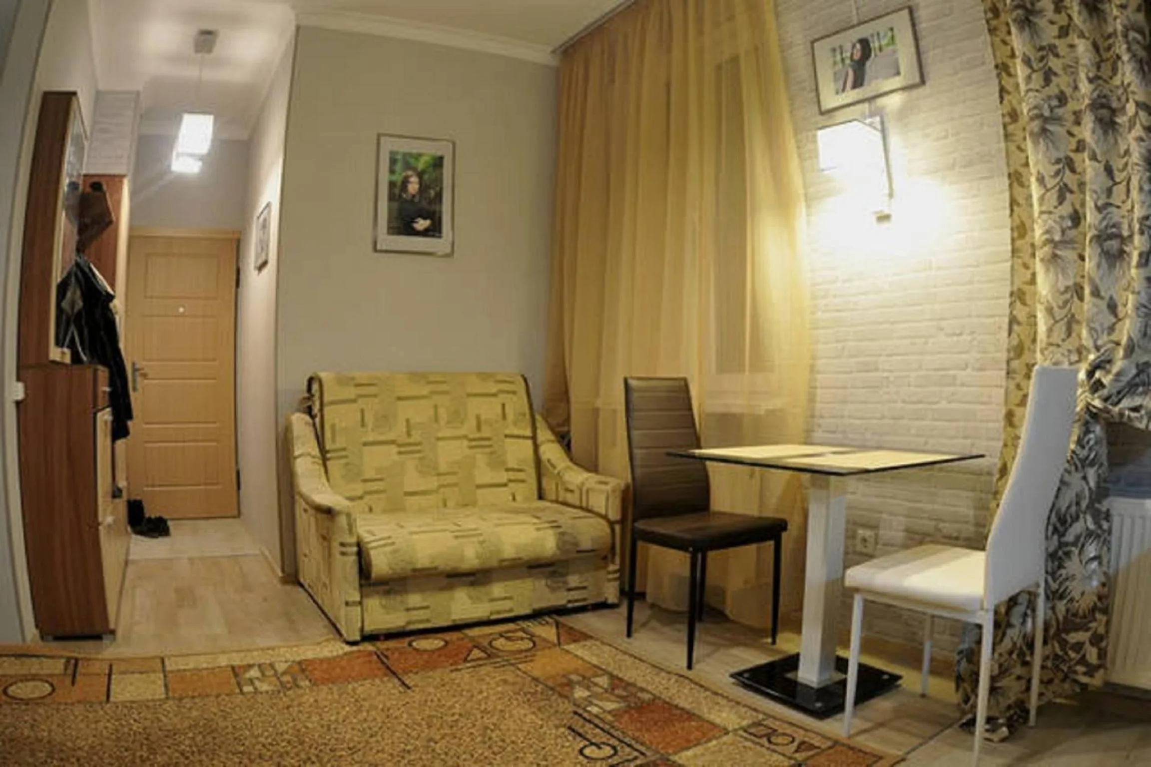 Seating area in Main Street Apartments