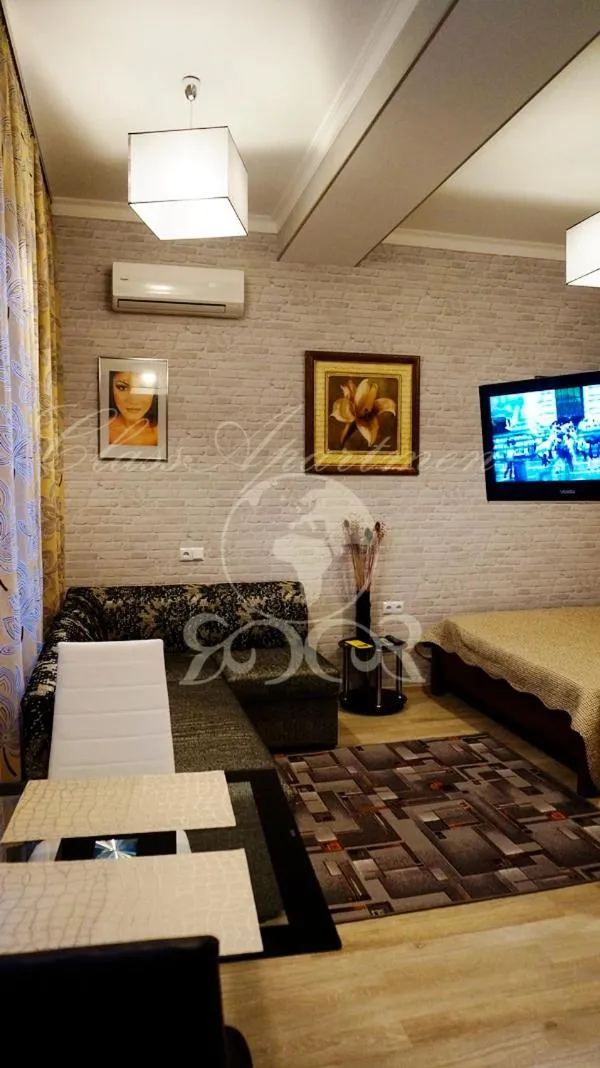 Seating area in Main Street Apartments