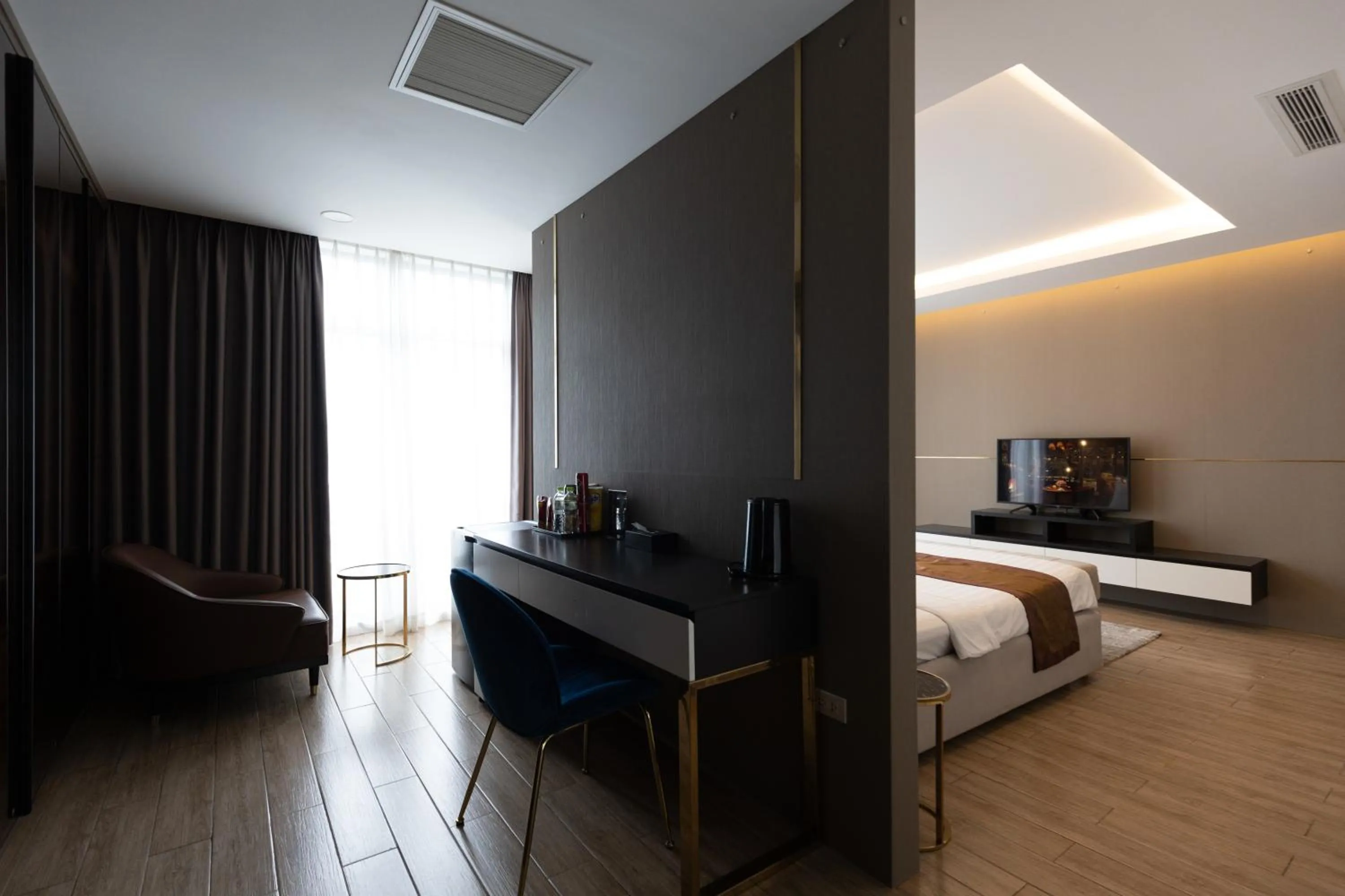 Photo of the whole room, Bed in Luxhome Mekong Hotel