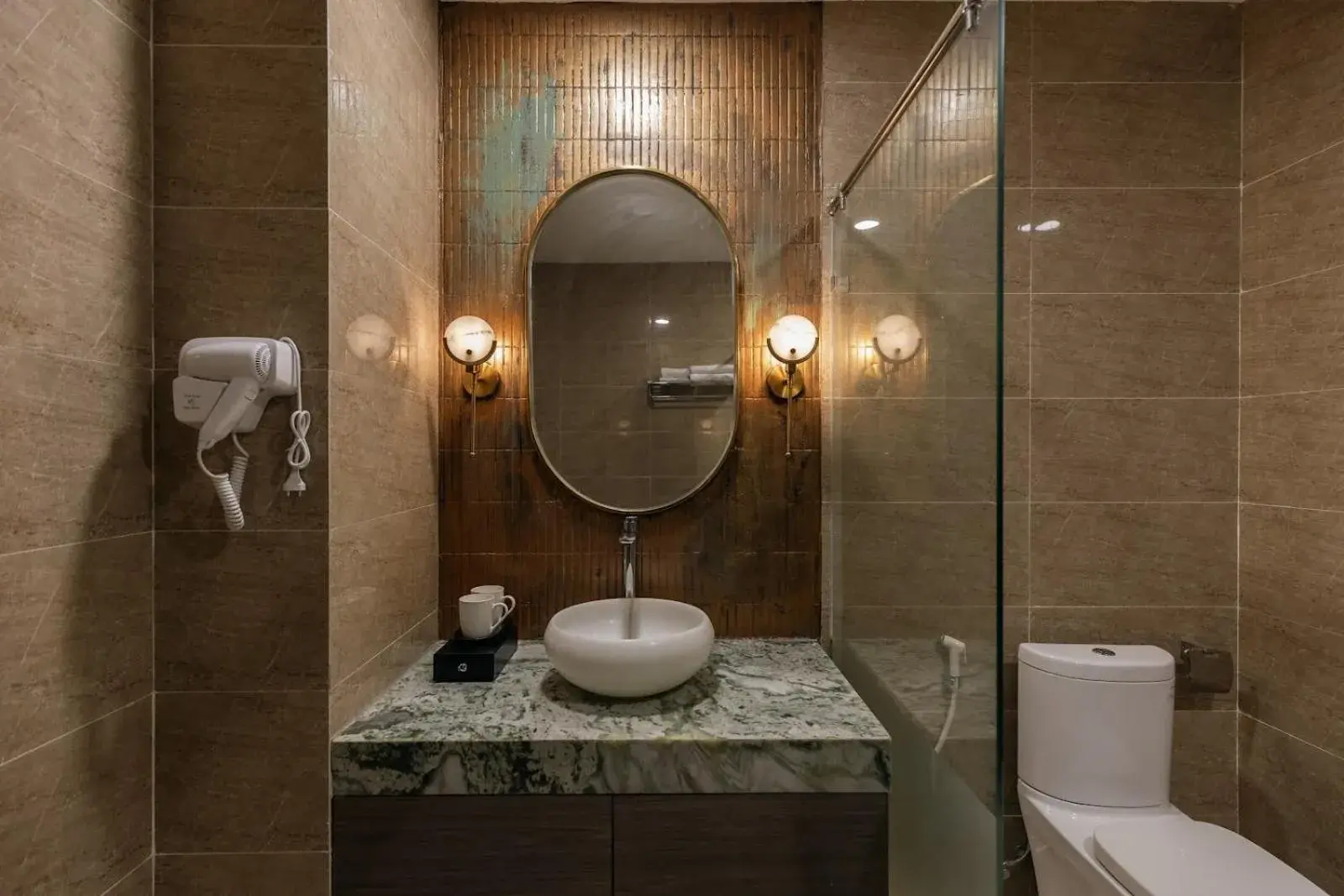 Toilet in Luxhome Mekong Hotel Toilet in Luxhome Mekong Hotel