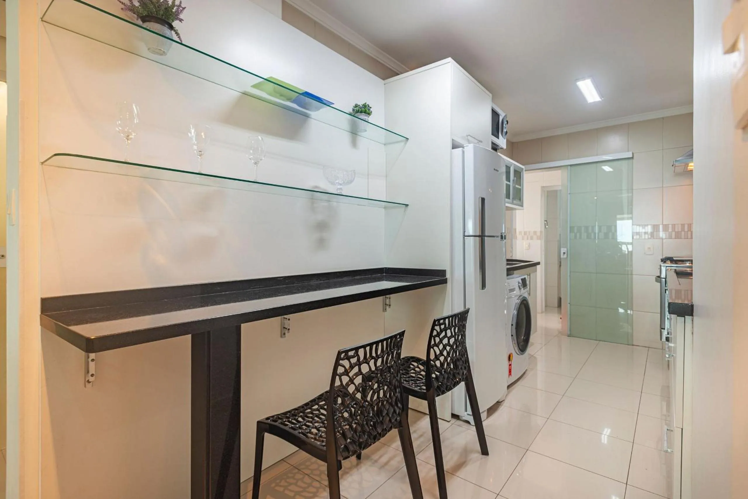 Kitchen or kitchenette in ITNC091 - Incrível vista para o mar com 3Q+3WC