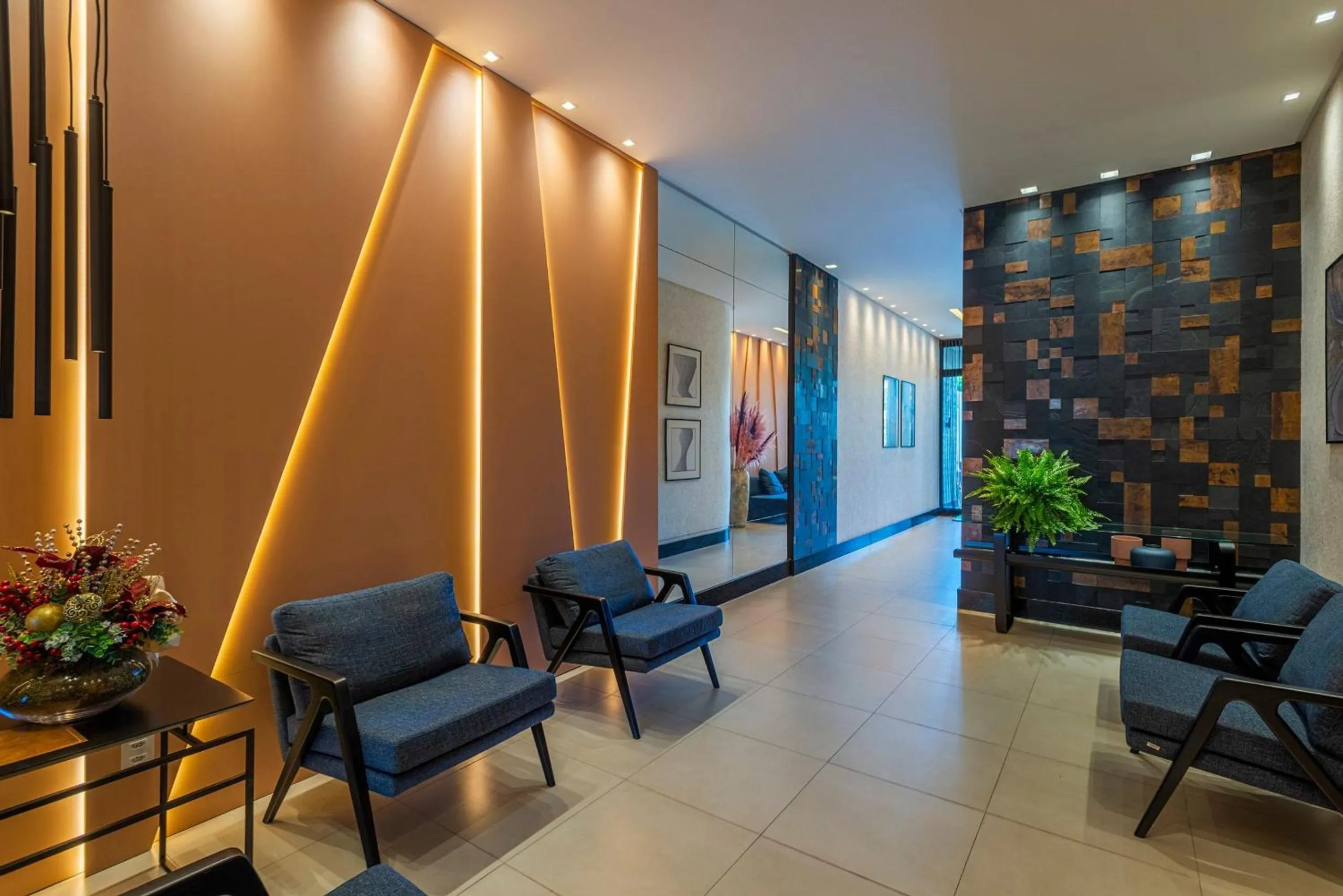Lobby or reception in ITNC091 - Incrível vista para o mar com 3Q+3WC