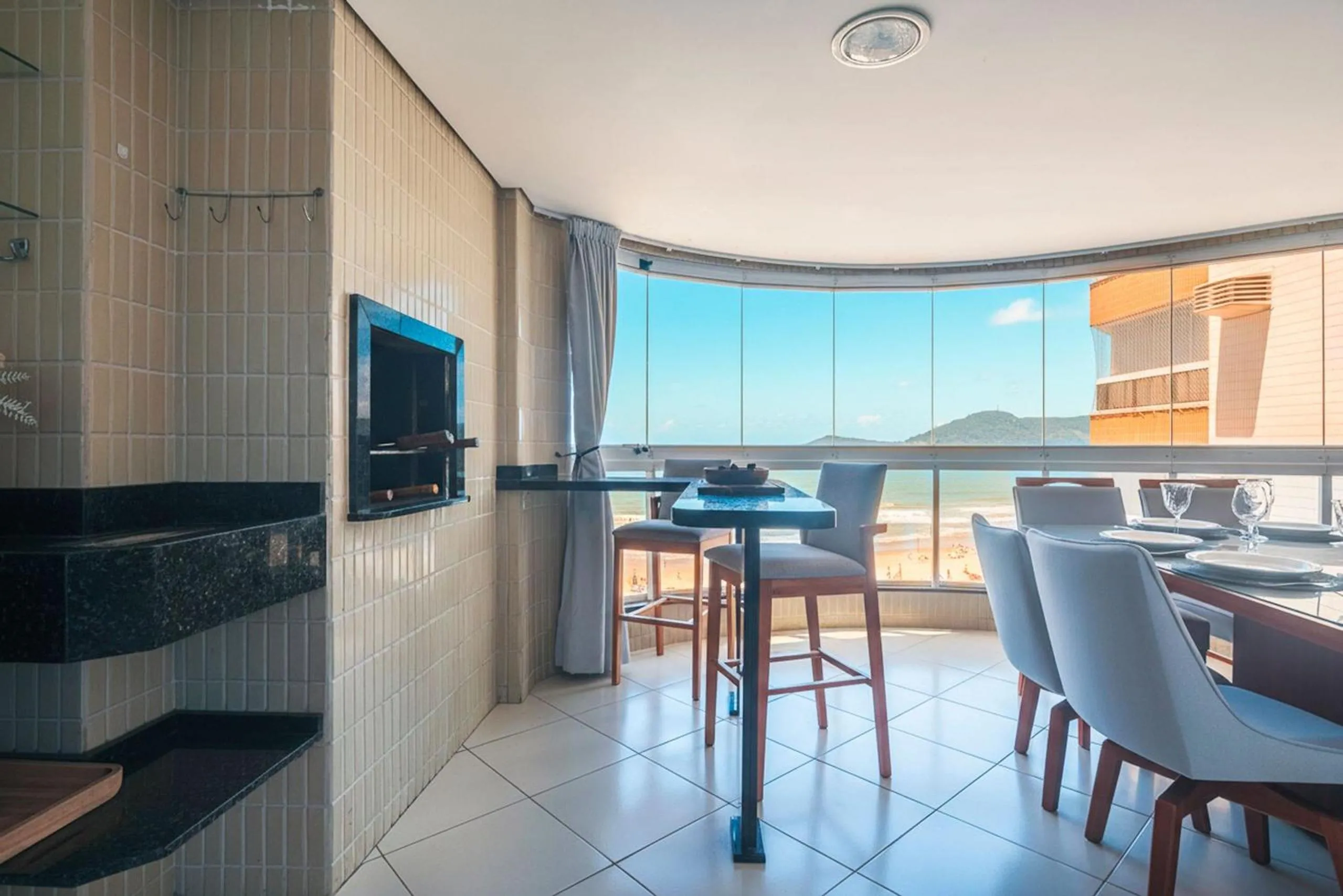Balcony/Terrace in ITNC091 - Incrível vista para o mar com 3Q+3WC