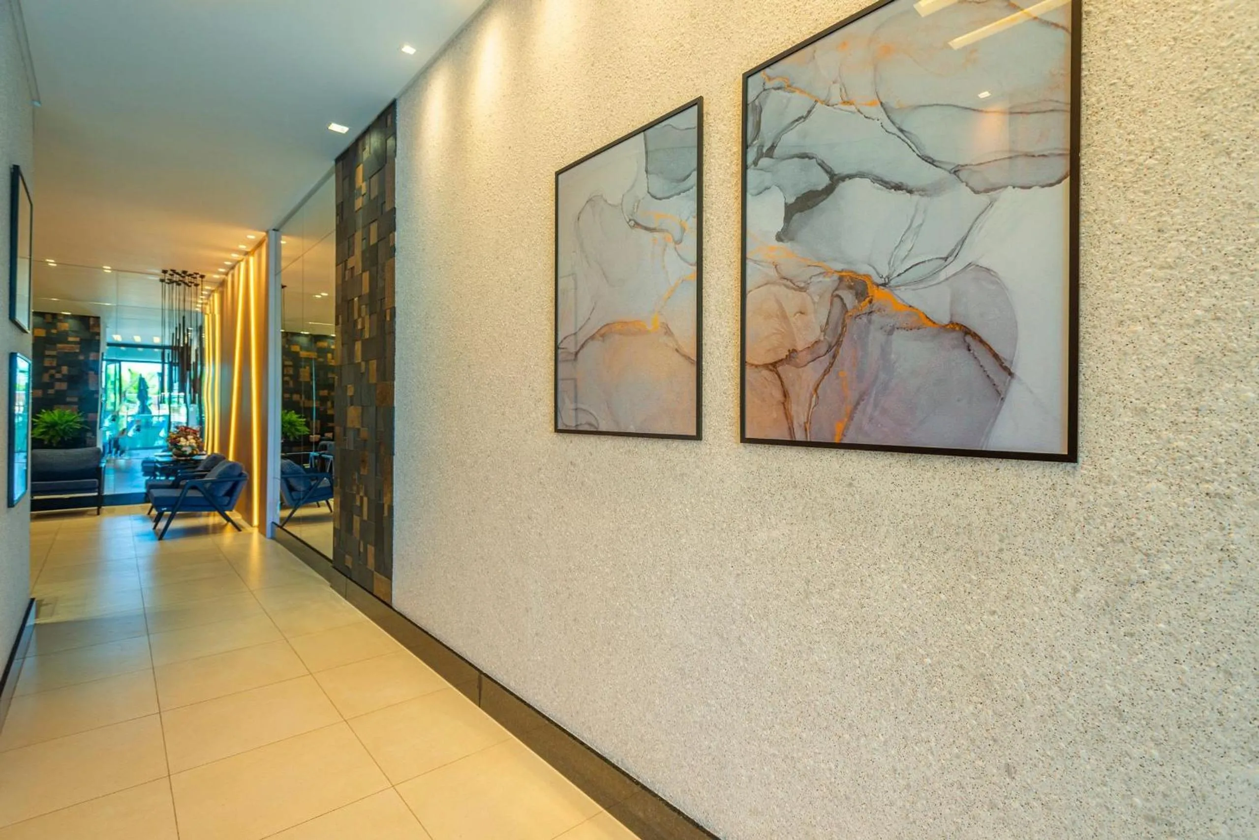 Lobby or reception in ITNC091 - Incrível vista para o mar com 3Q+3WC