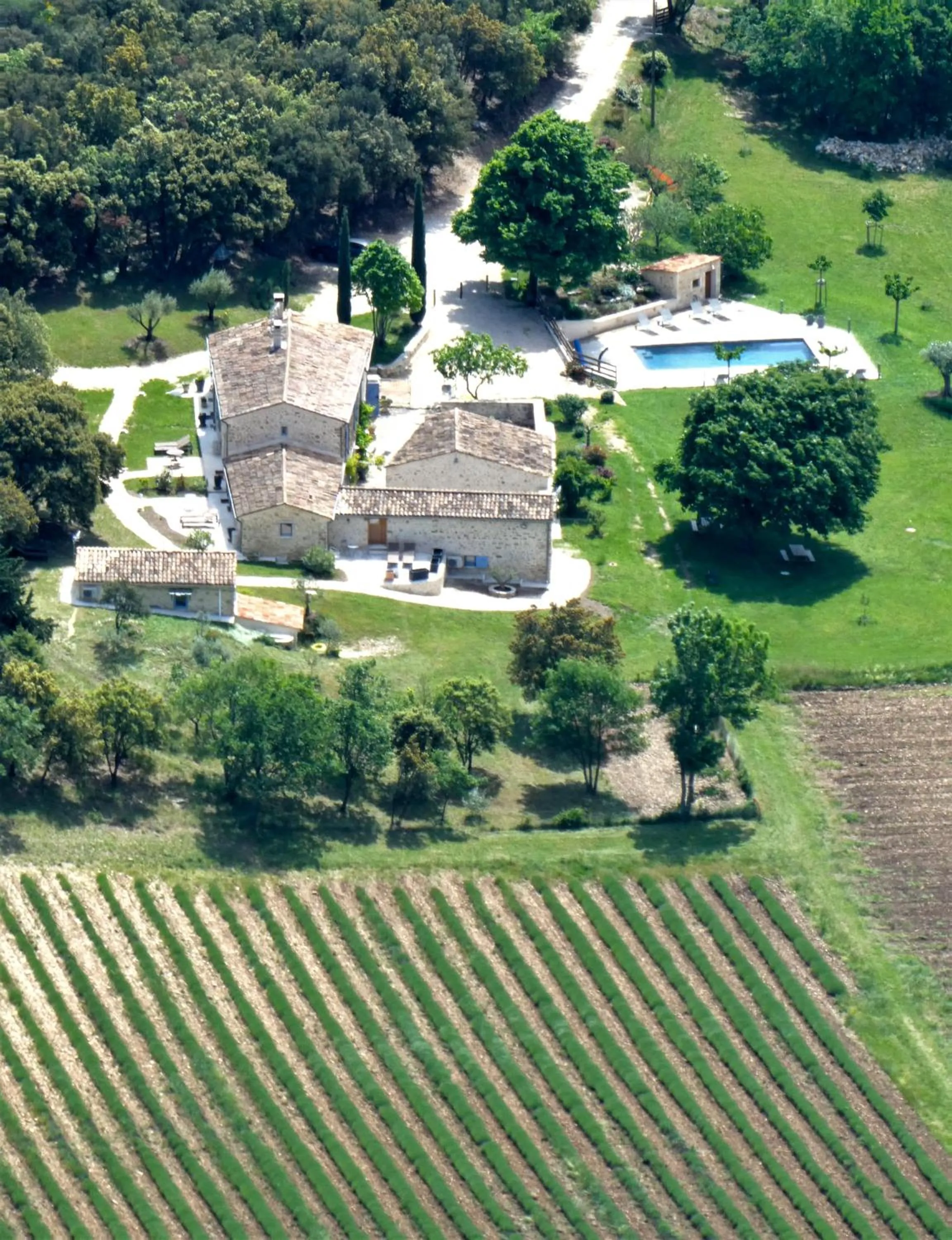 Bird's eye view in Mas De La Lance