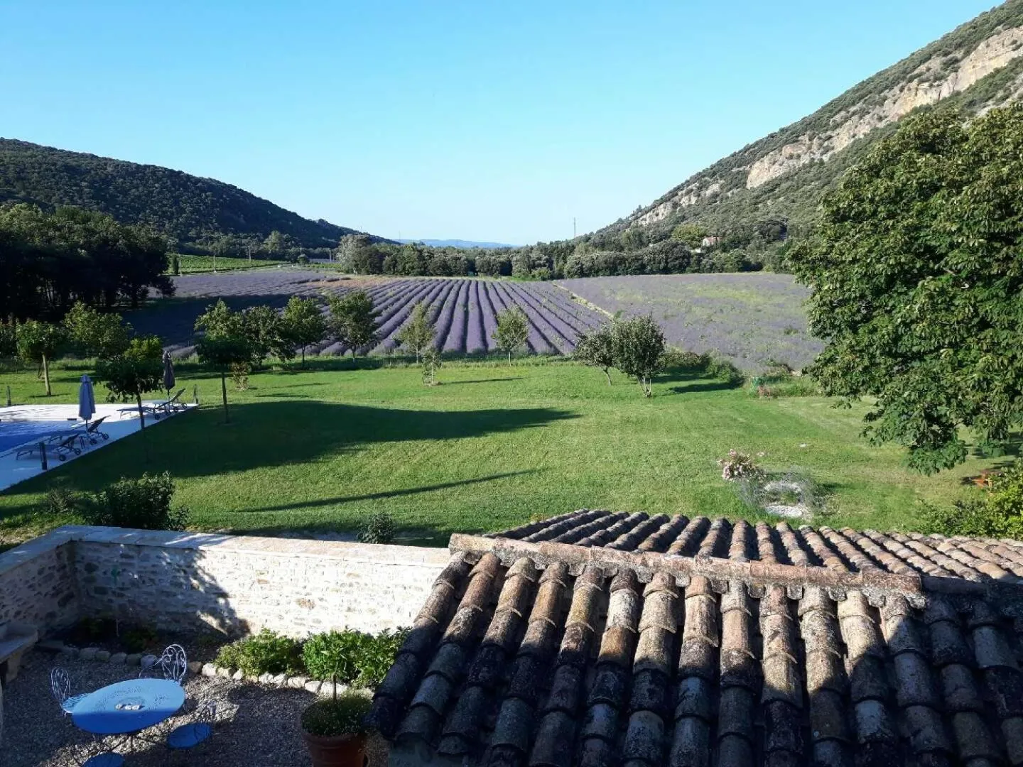 Natural landscape in Mas De La Lance