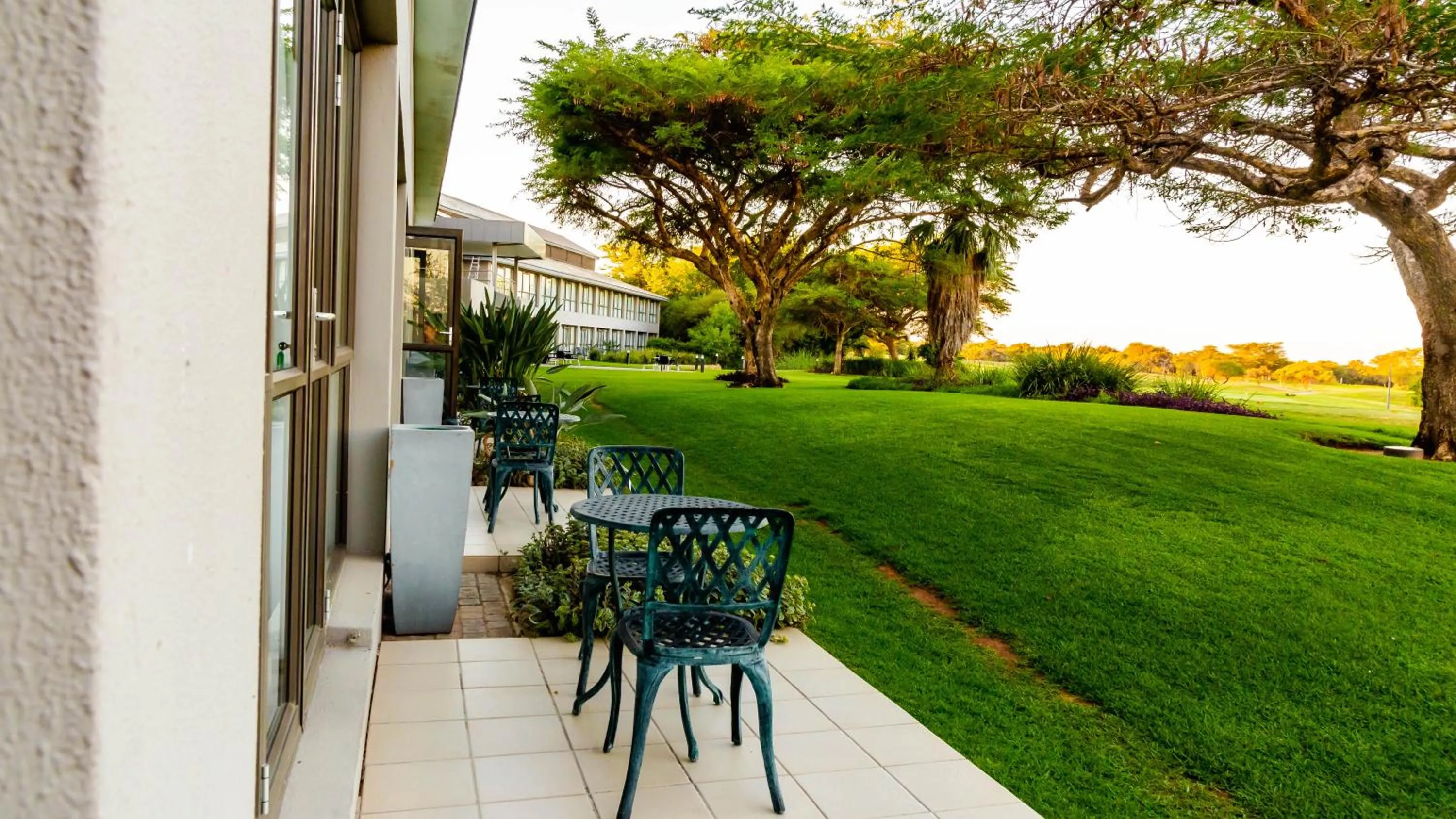 Patio in Phakalane Golf Estate Hotel & Convention Centre
