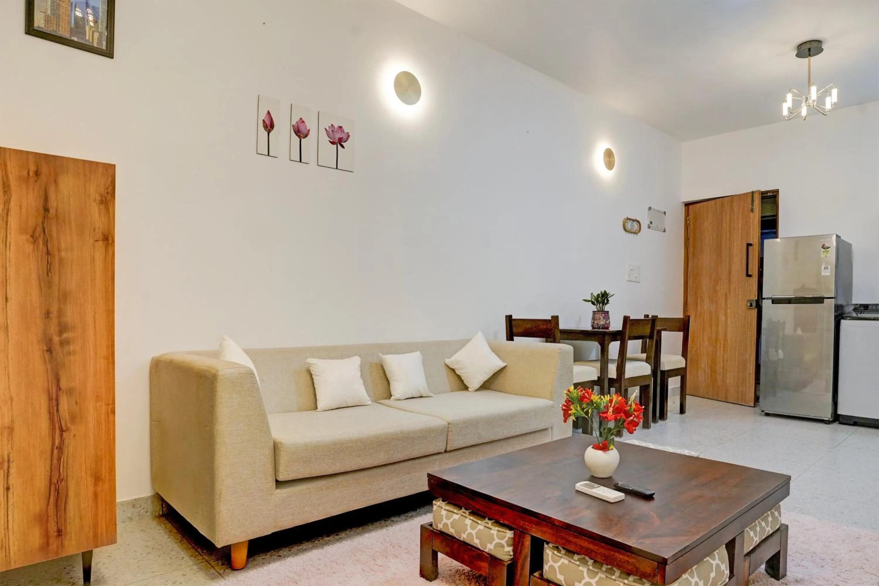 Bedroom in Naavinya by DanCenter - 1BHK apartment in Siolim