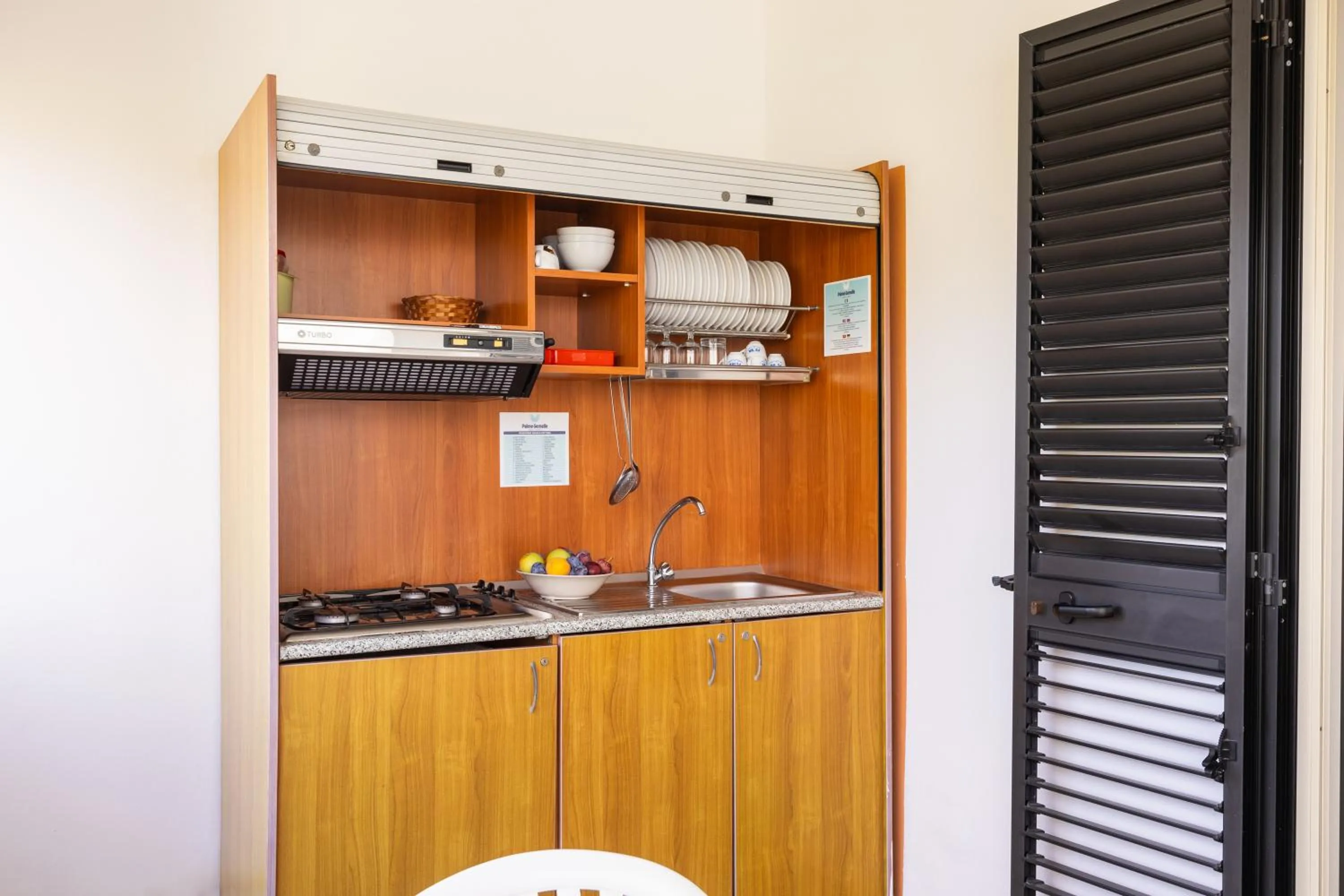 Kitchen or kitchenette in Hotel Palme Gemelle