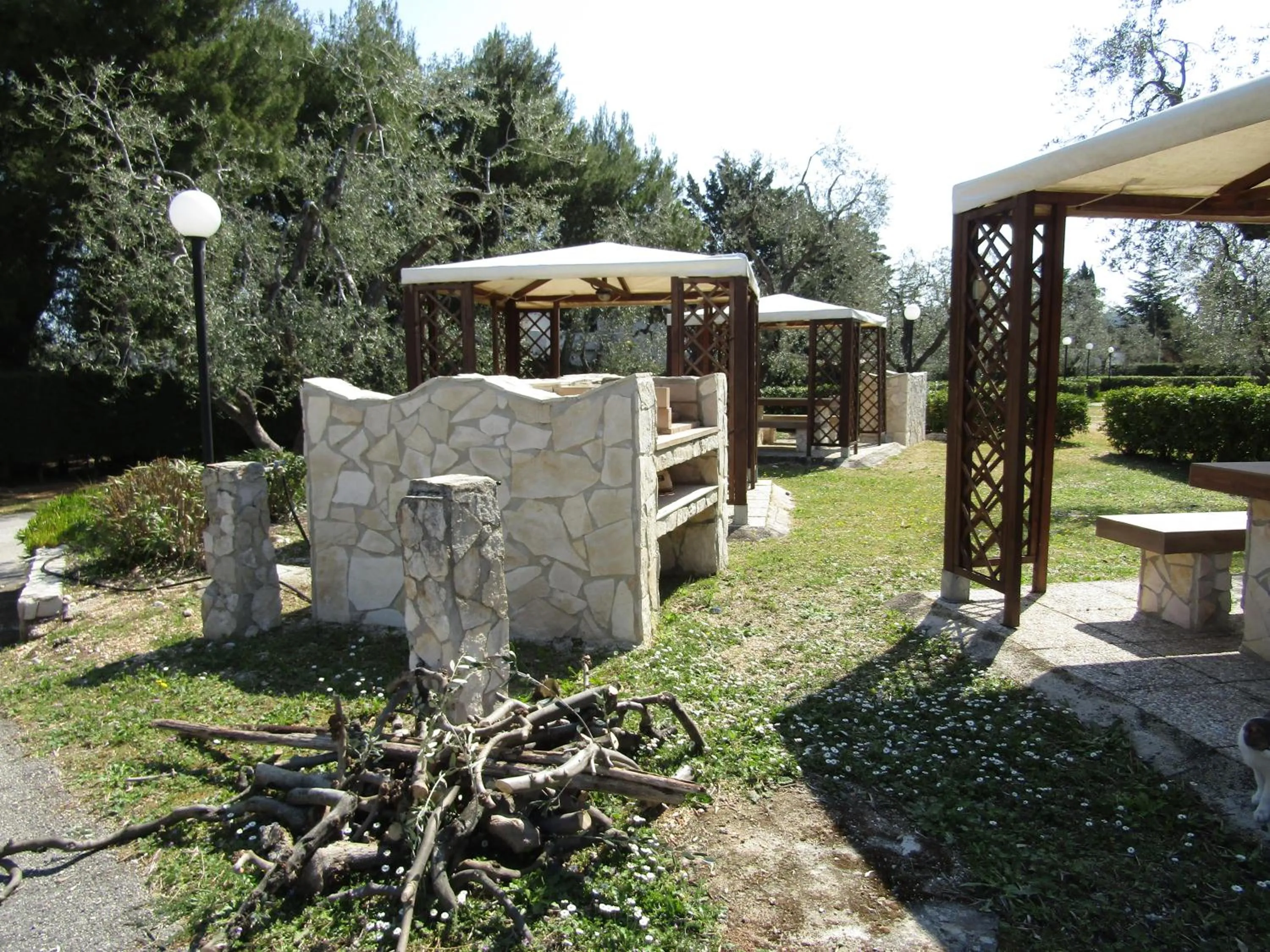 Patio in Hotel Palme Gemelle
