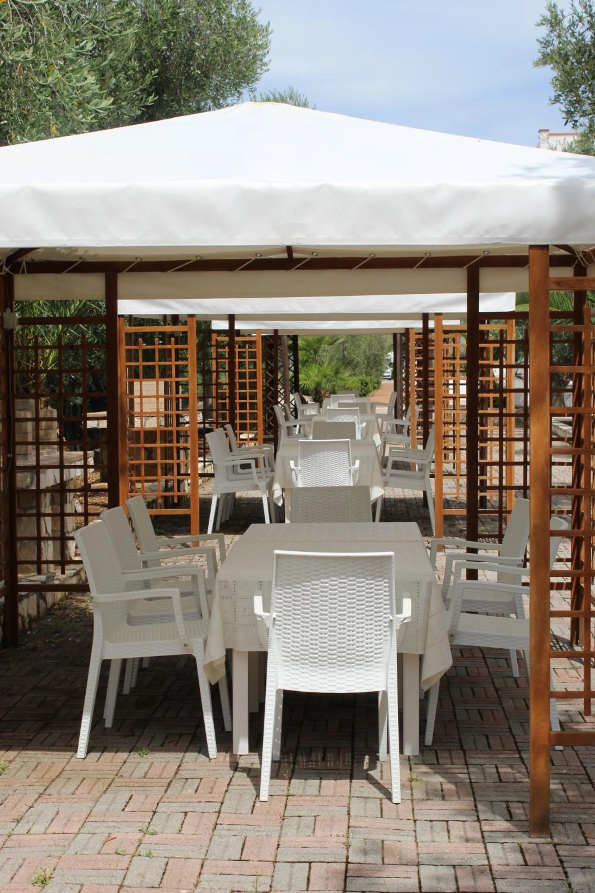 Patio in Hotel Palme Gemelle