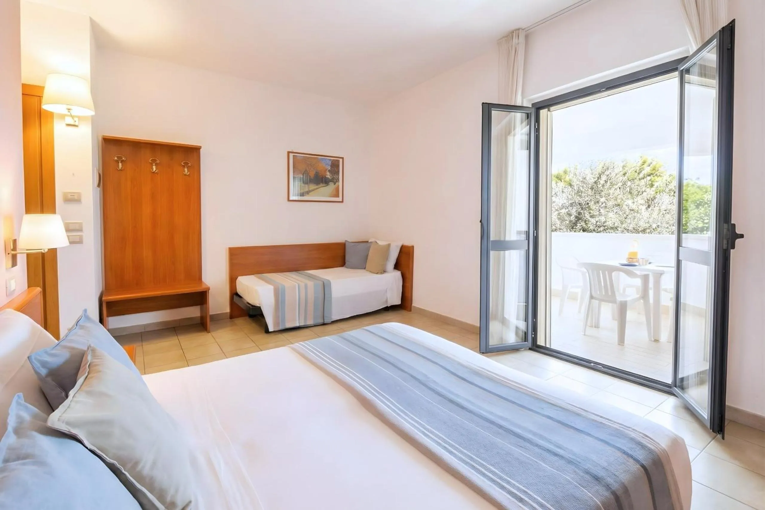 Bed in Hotel Palme Gemelle