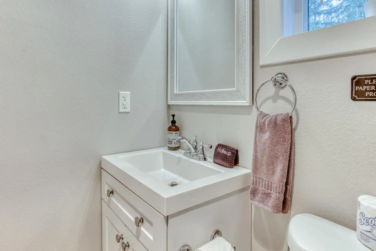 Bathroom in Mt Air Motel