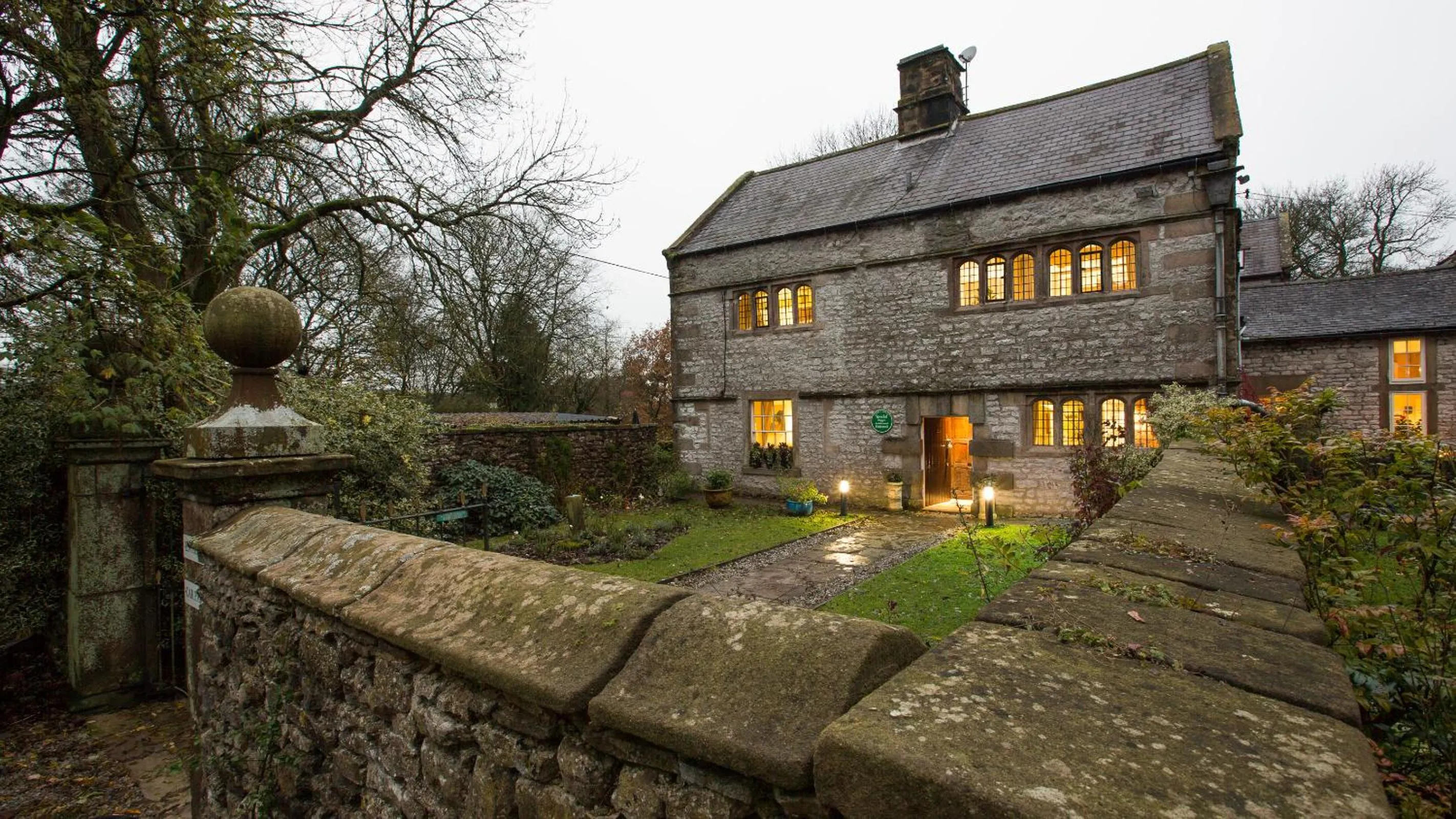 Facade/entrance in Biggin Hall Country House Hotel