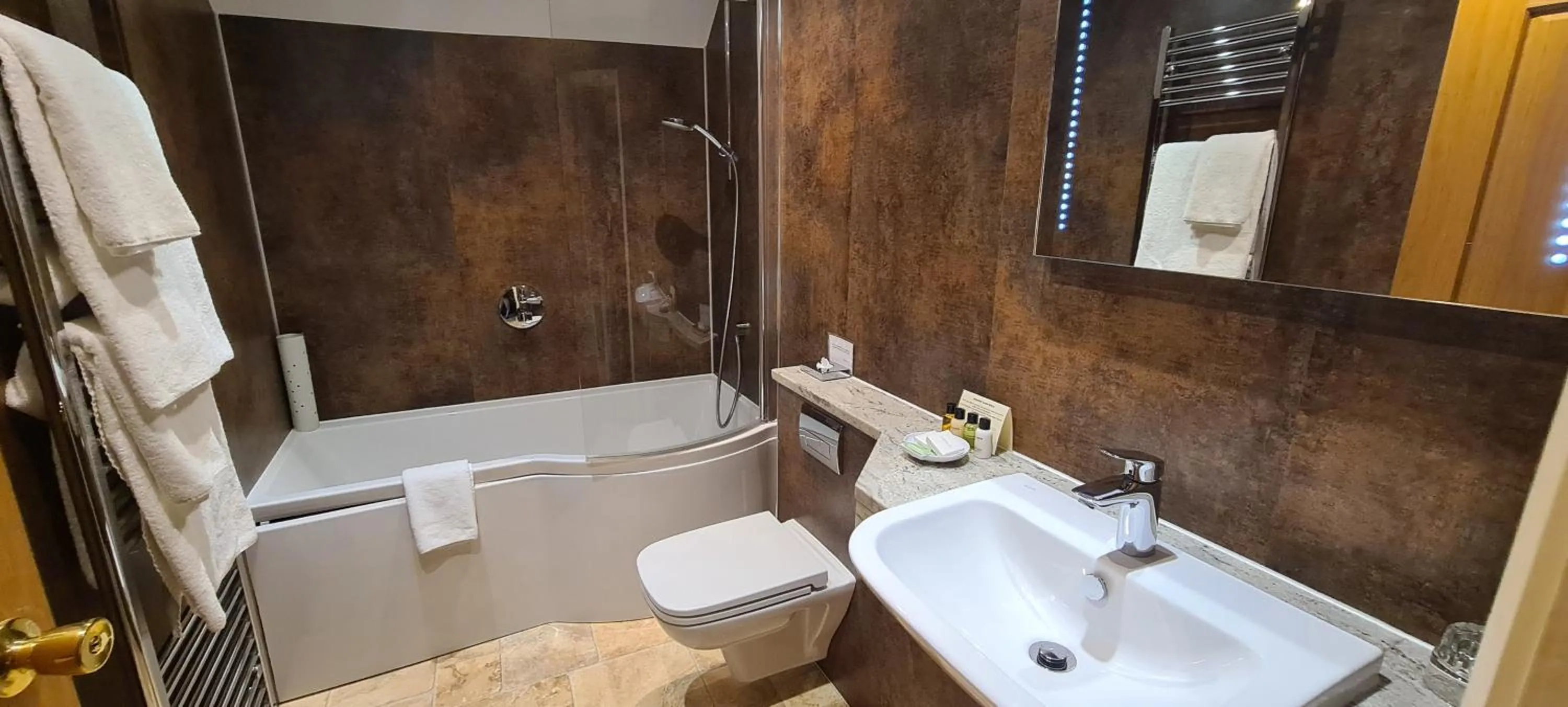 Bathroom in Biggin Hall Country House Hotel