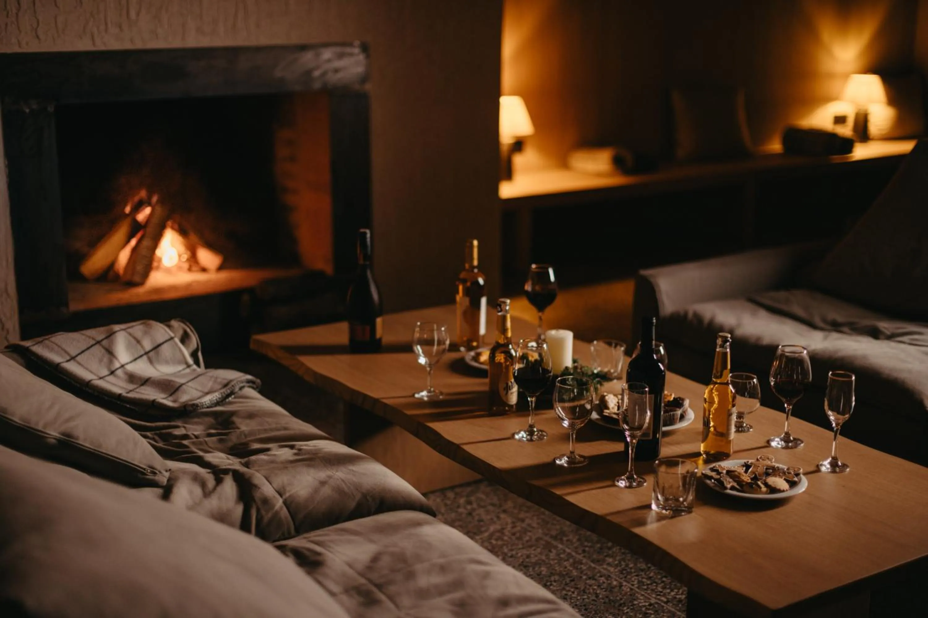 Living room in Alpina Hotel Gudauri