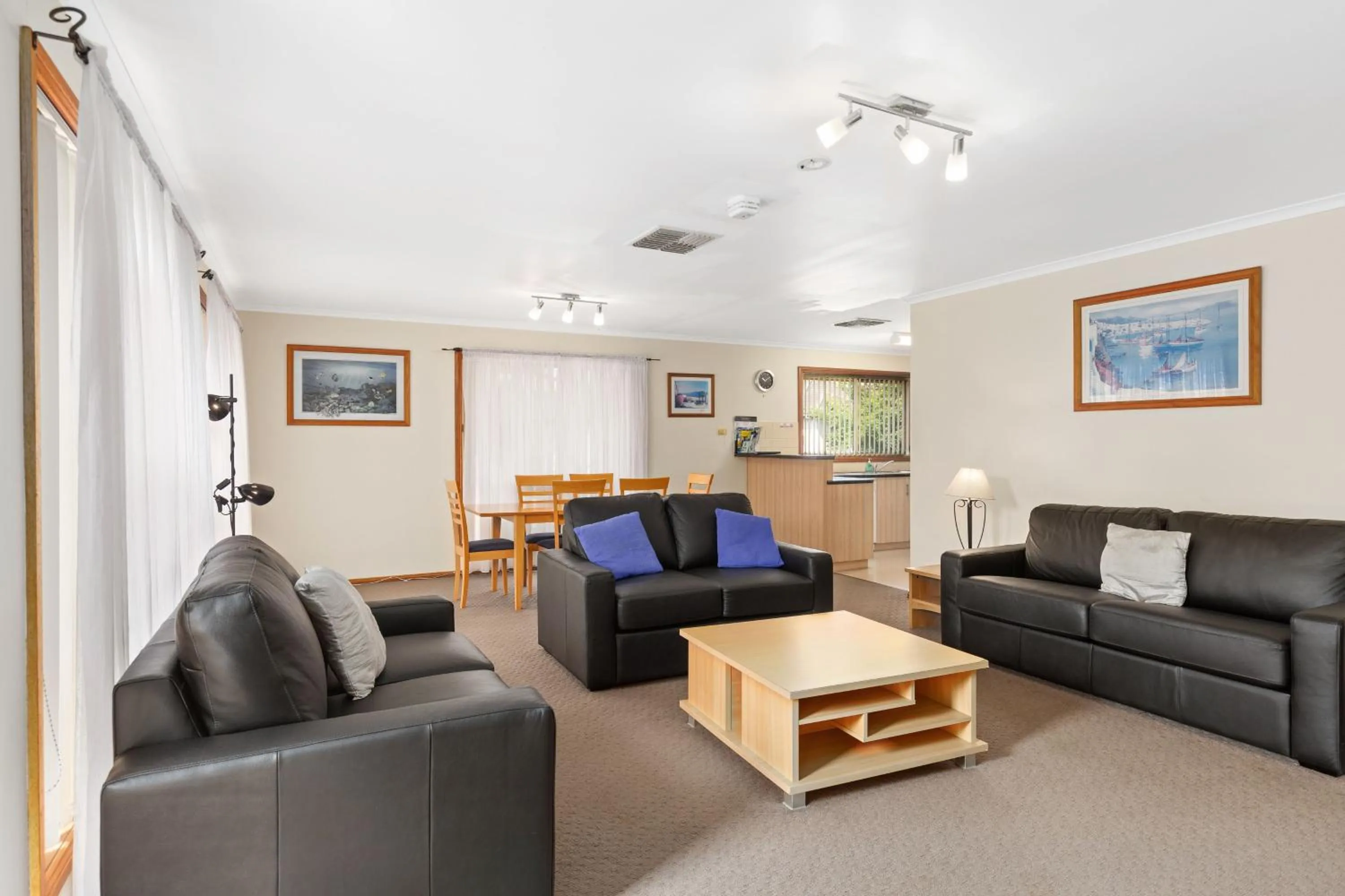 Living room in Apartments on Tolmie