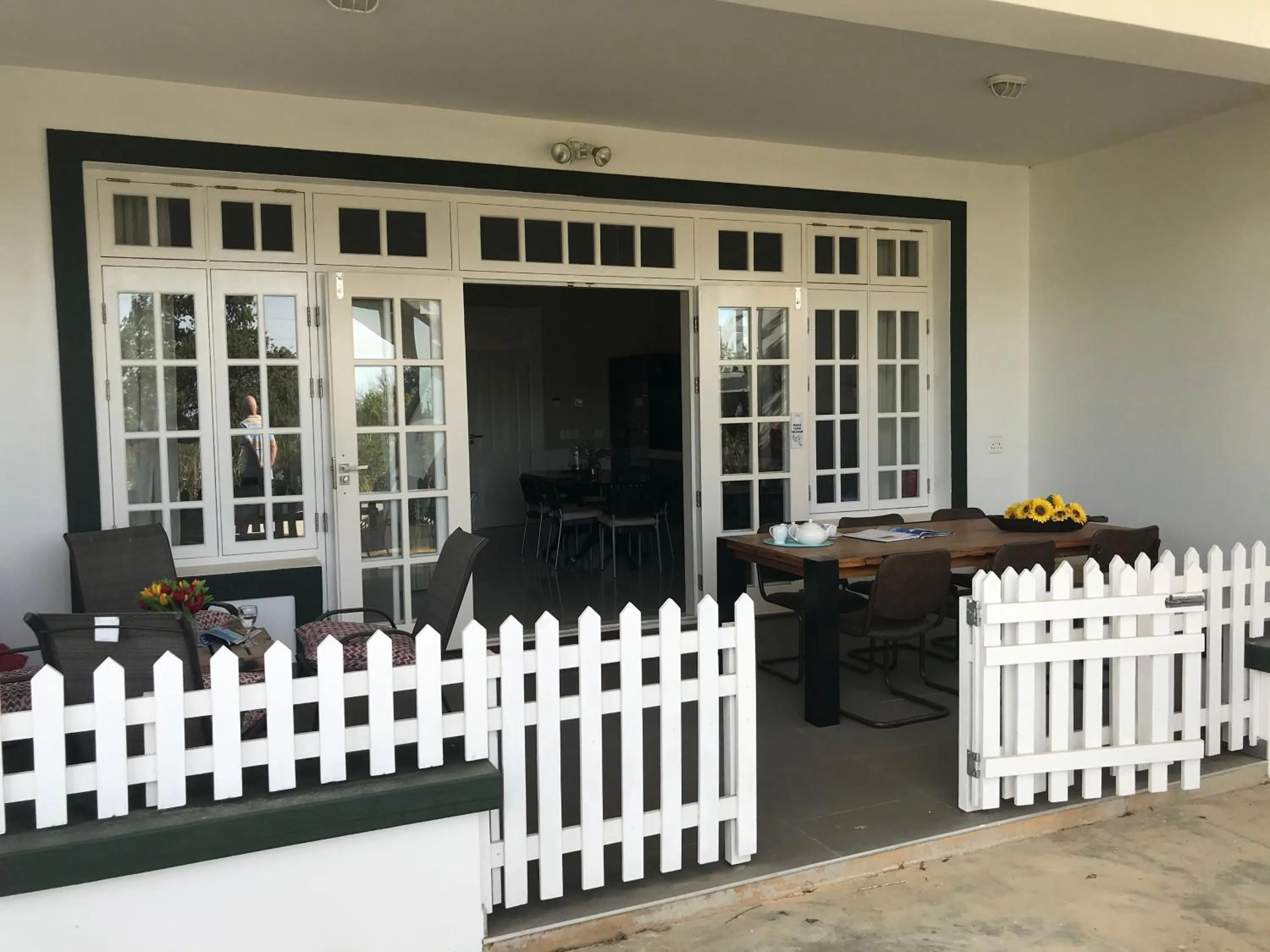 Patio in Buffelsdam Country House
