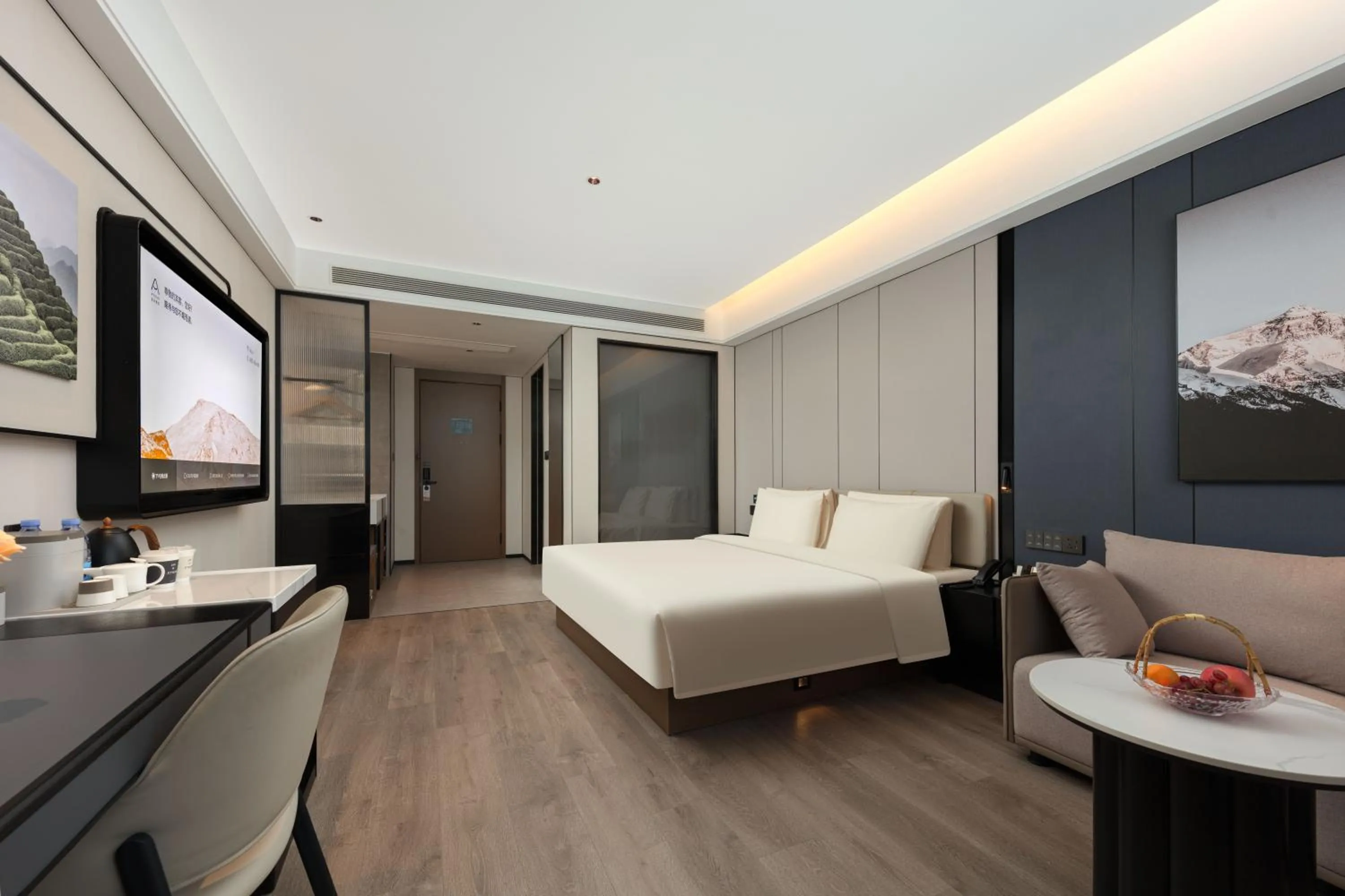 Bed in Atour Hotel Nanchang Bridge Hongcheng