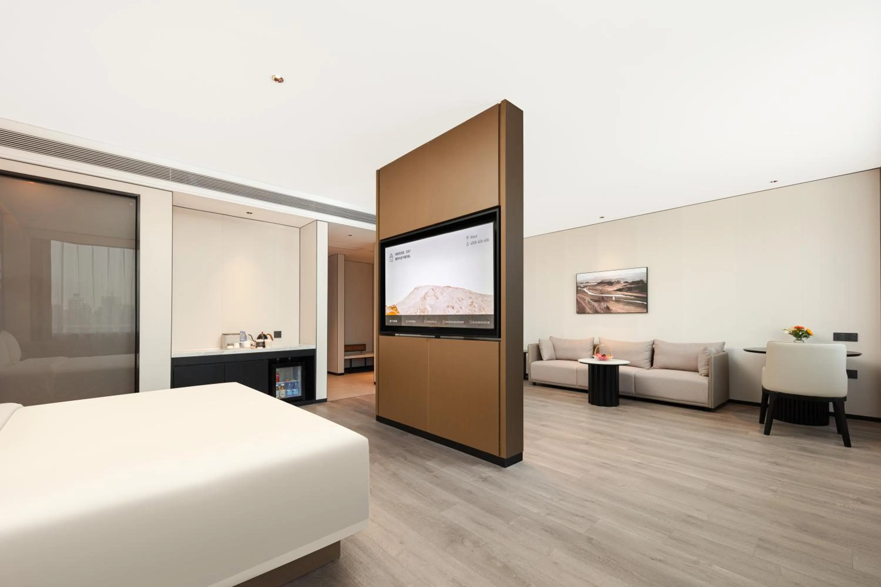 Bed in Atour Hotel Nanchang Bridge Hongcheng