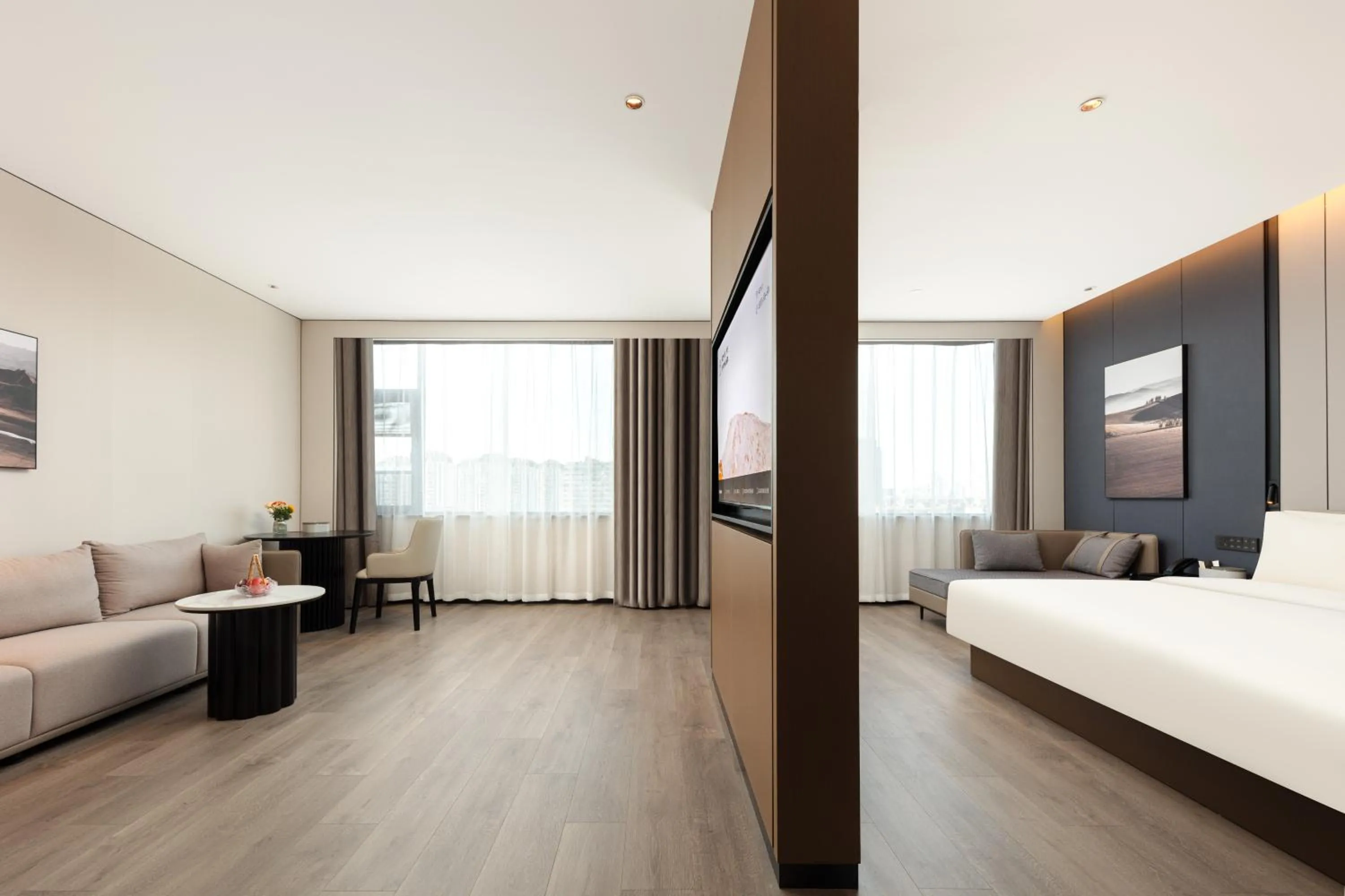 Bed in Atour Hotel Nanchang Bridge Hongcheng