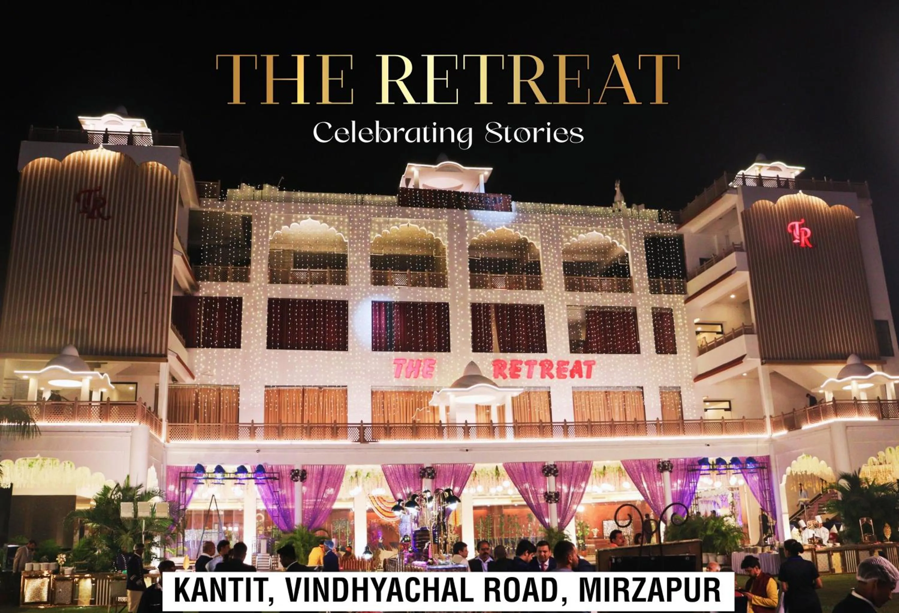 Text overlay in The Retreat