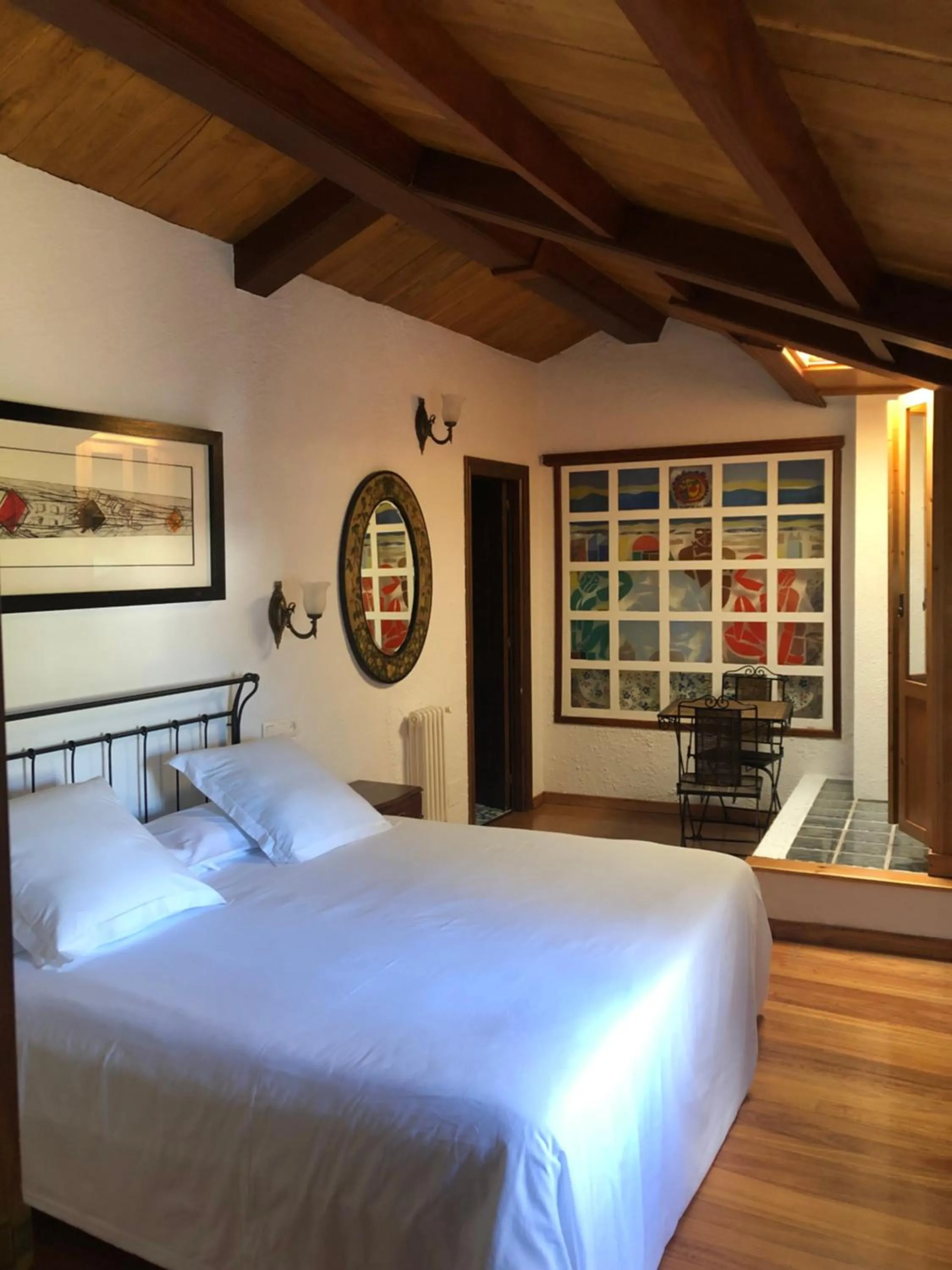 Photo of the whole room, Bed in Pazo da Trave