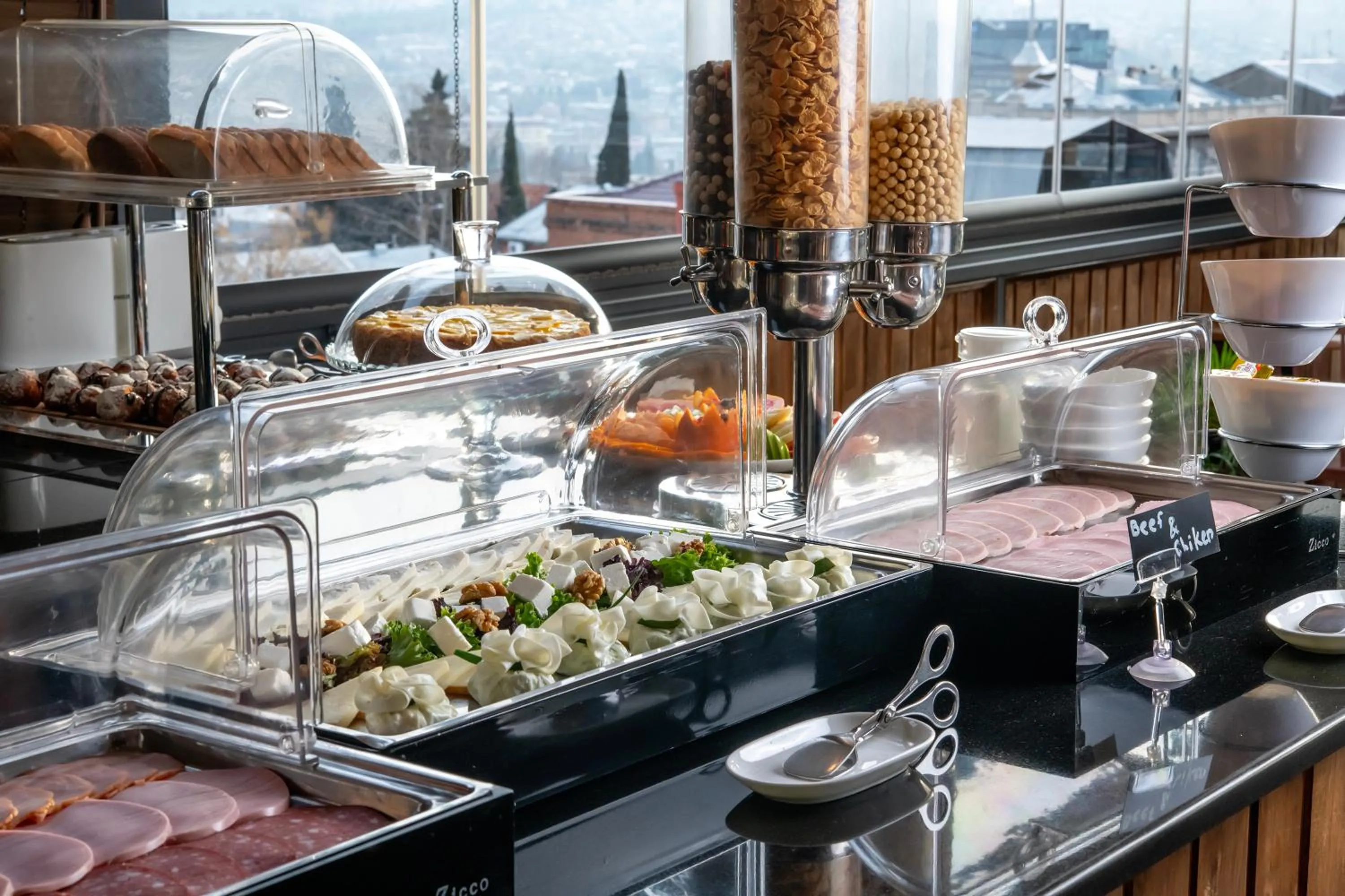 Breakfast in Urban Boutique Hotel